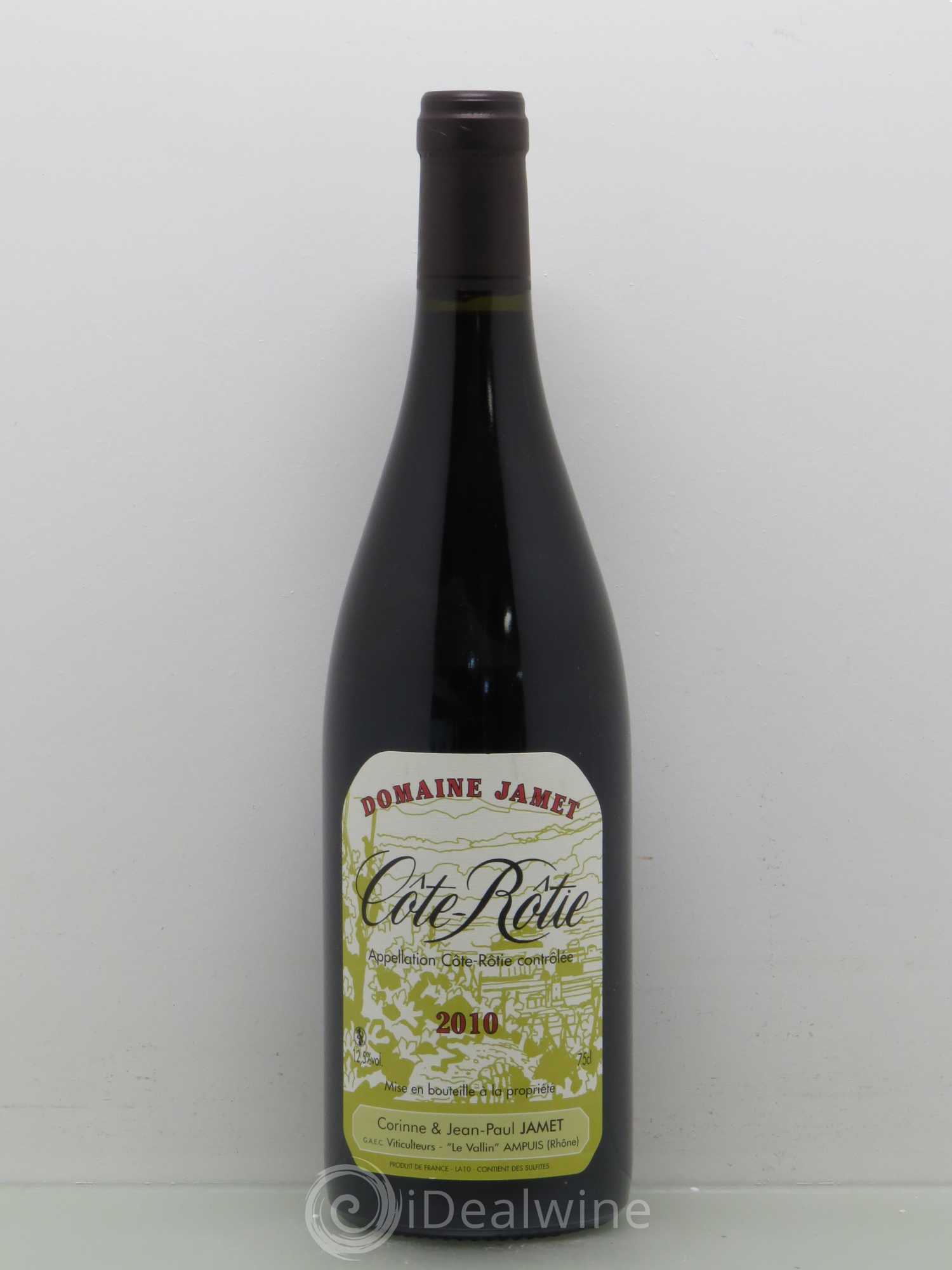 Côte-Rôtie Jamet (Domaine) (sans prix de réserve) 2010 - Lot de 1 bouteille - 0