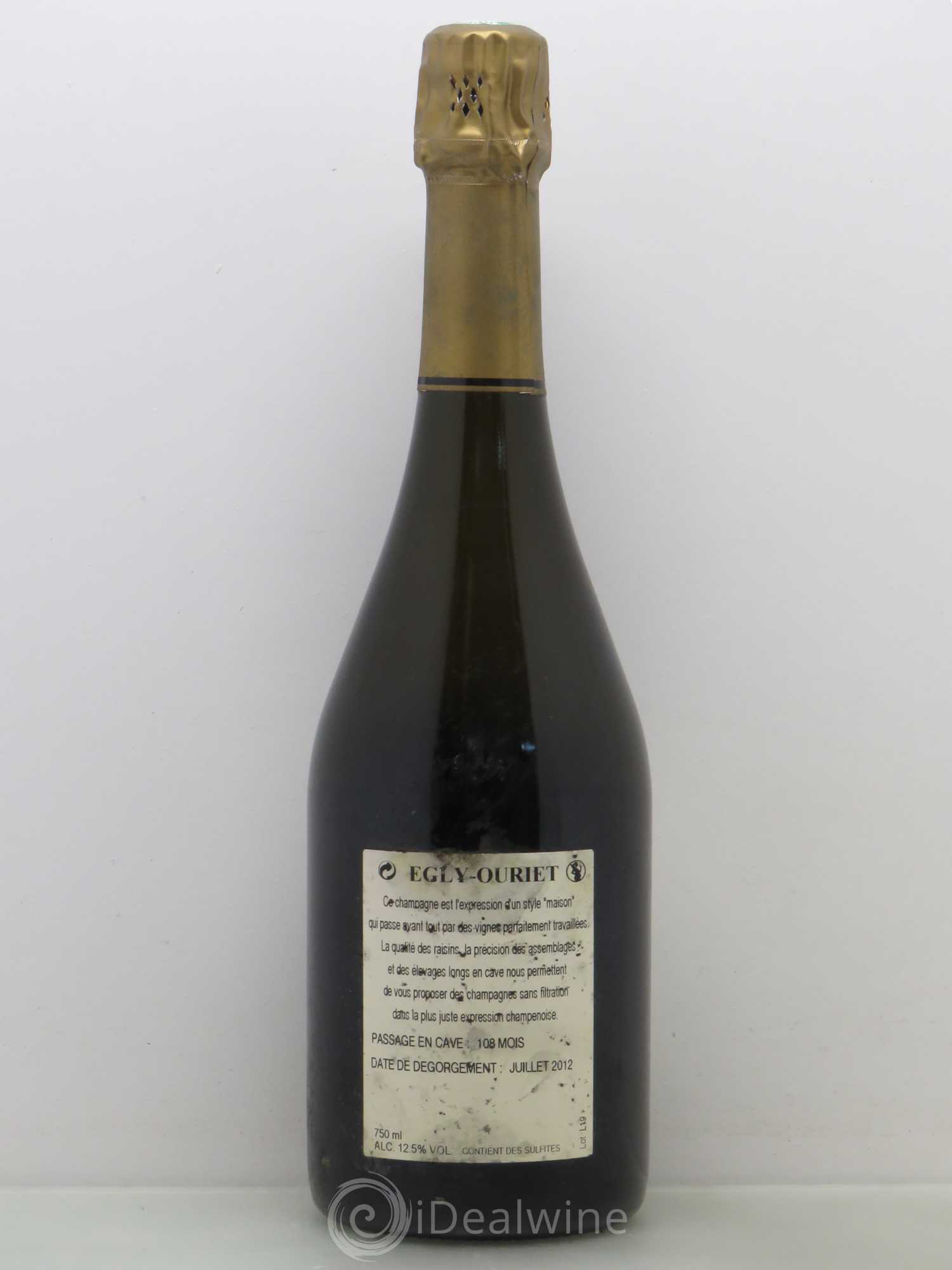 Grand Cru Brut Egly-Ouriet (sans prix de réserve) 2002 - Lot de 1 bouteille - 1