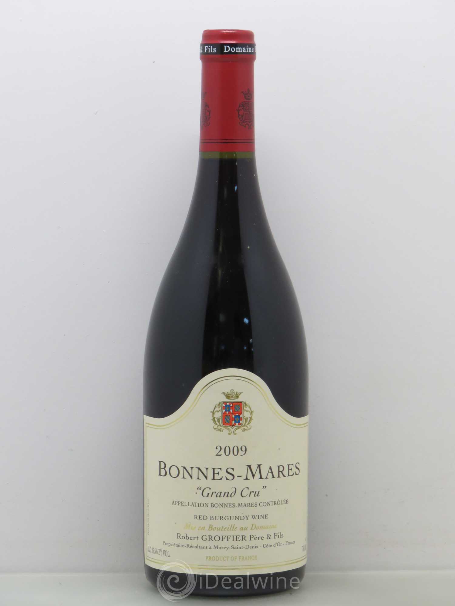 Bonnes-Mares Grand Cru Robert Groffier Père & Fils (Domaine) (sans prix de réserve) 2009 - Lot de 1 bouteille - 0