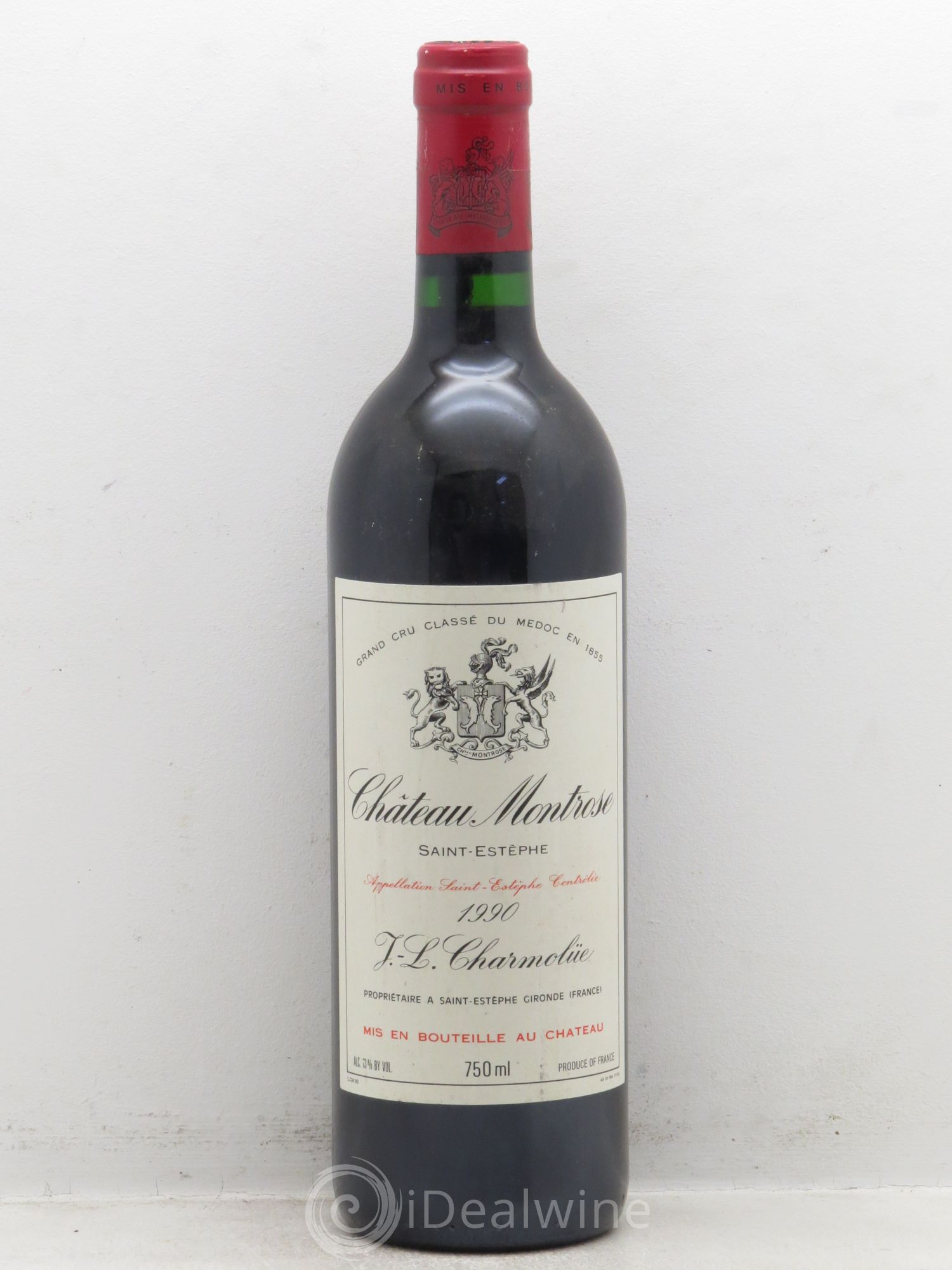 Château Montrose 2ème Grand Cru Classé 1990 - Lot de 1 bouteille - 0