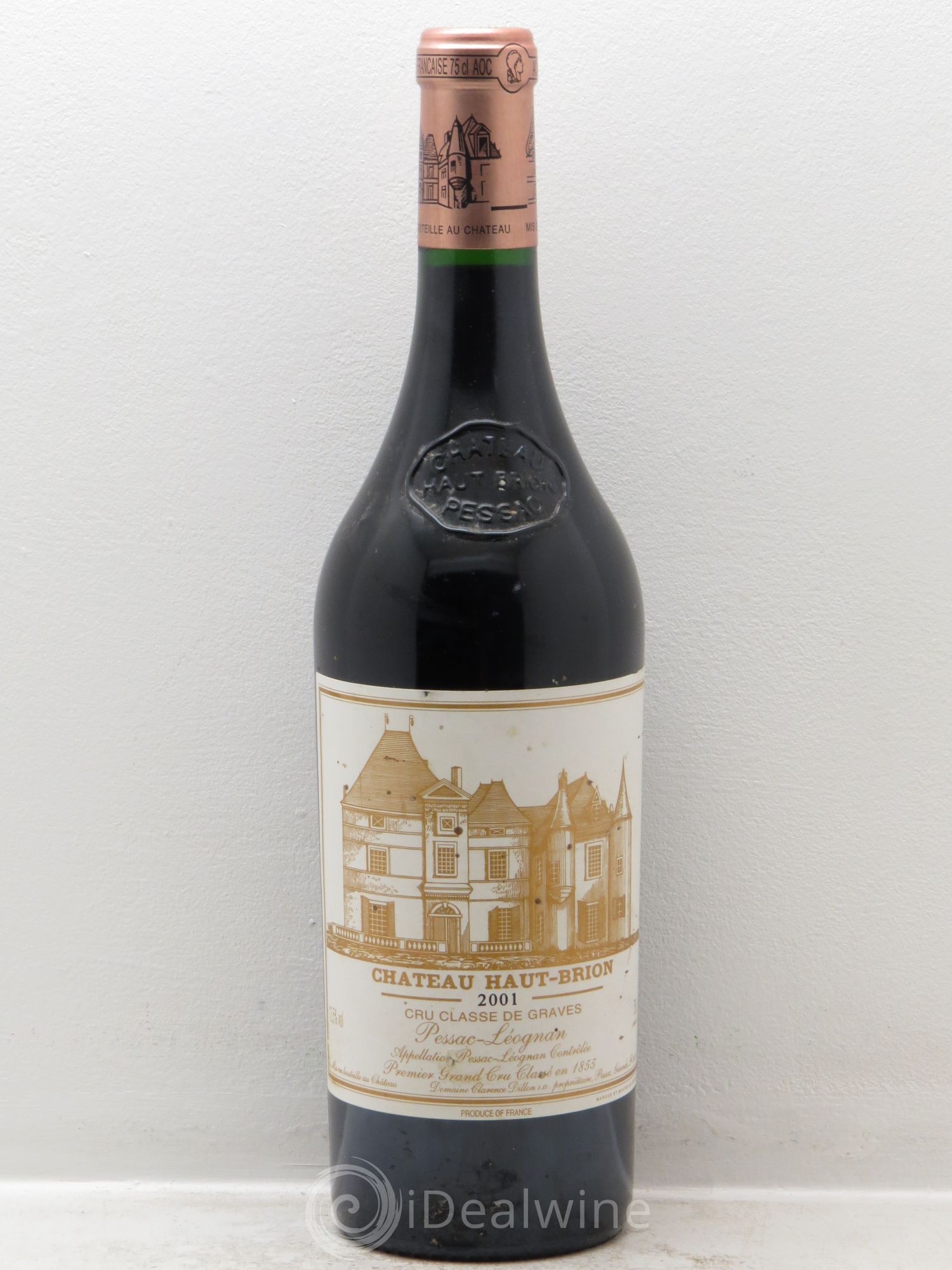 Château Haut Brion 1er Grand Cru Classé 2001 - Lot de 1 bouteille - 0