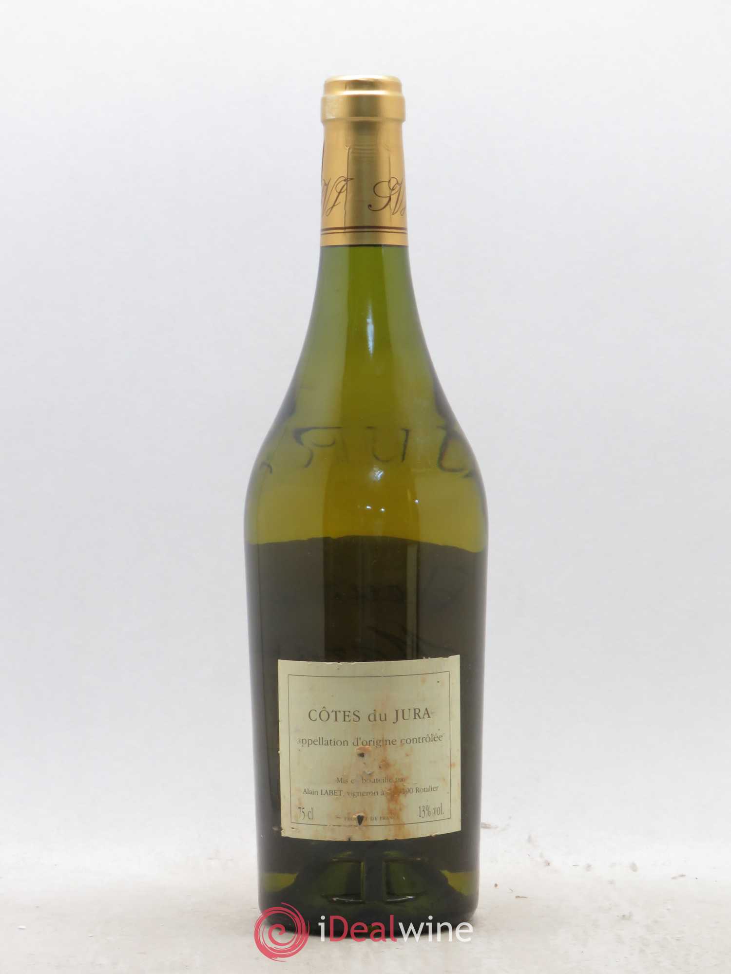 Côtes du Jura Chardonnay La Bardette Romain - Julien - Charline Labet 1999 - Lot de 1 bouteille - 1