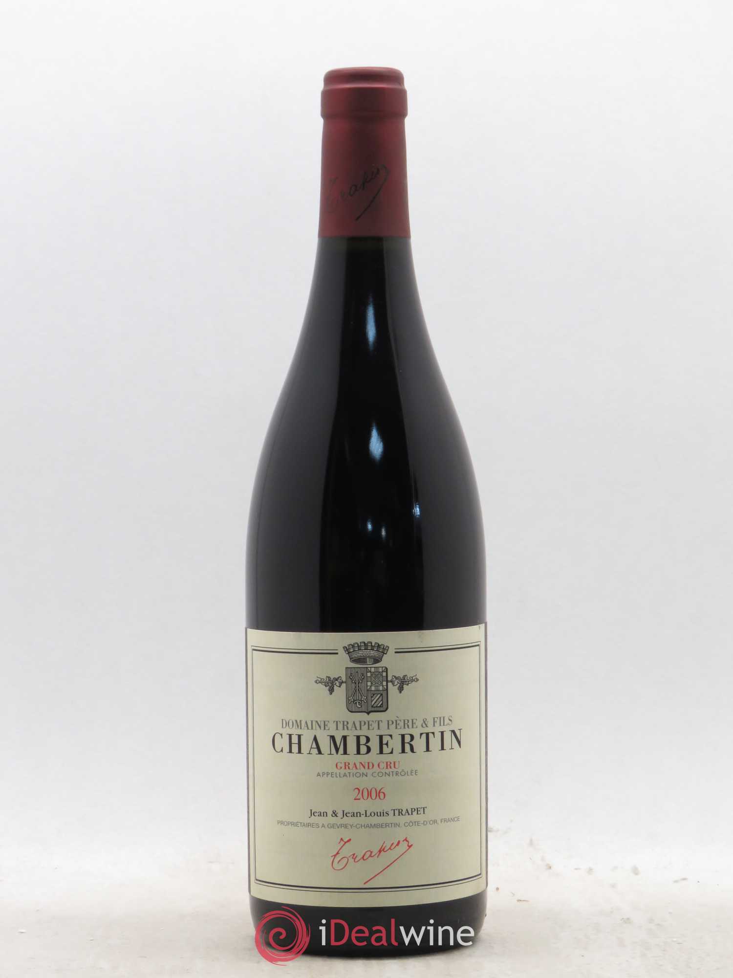 Chambertin Grand Cru Domaine Trapet (sans prix de réserve) 2006 - Lot de 1 bouteille - 0