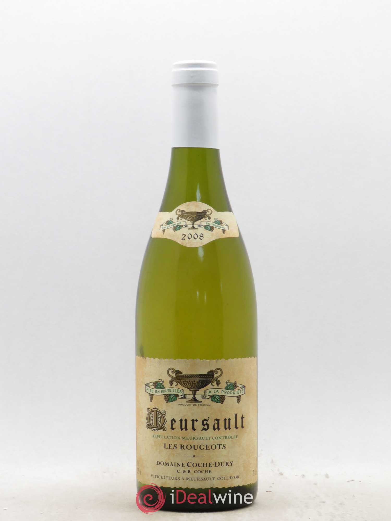 Meursault Les Rougeots Coche Dury (Domaine) 2008 - Lot de 1 bouteille - 0