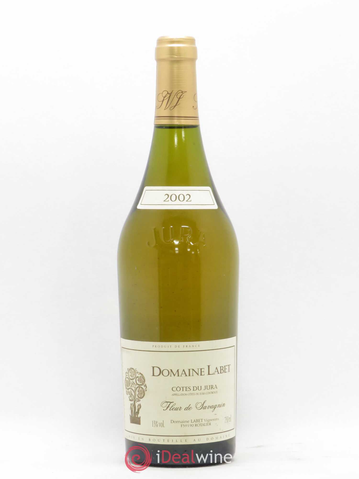Côtes du Jura Fleur de Savagnin Romain - Julien - Charline Labet (sans prix de réserve) 2002 - Lot de 1 bouteille - 0