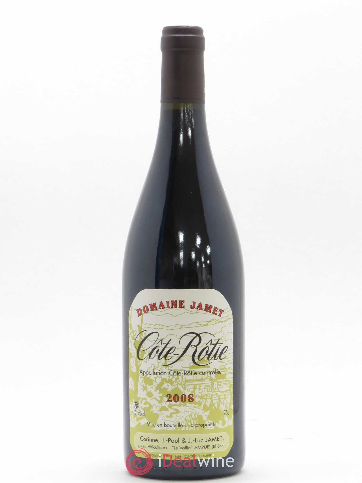 Côte-Rôtie Jamet (Domaine) (sans prix de réserve) 2008 - Lot de 1 bouteille - 0