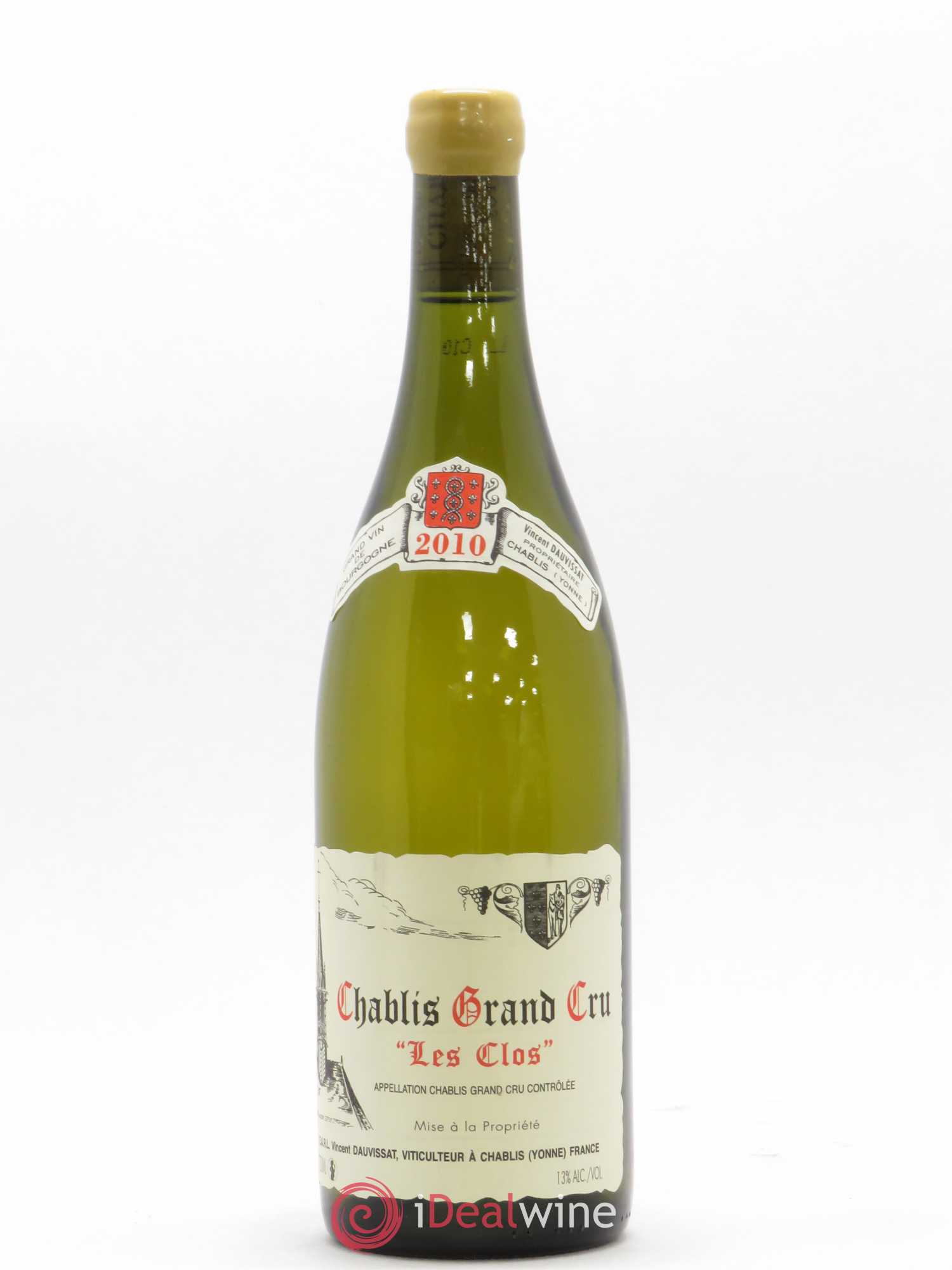 Chablis Grand Cru Les Clos Vincent Dauvissat (Domaine) (sans prix de réserve) 2010 - Lot de 1 bouteille - 0