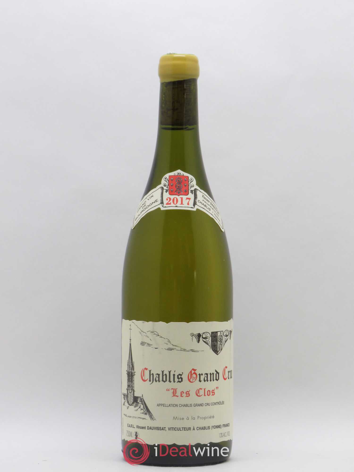 Chablis Grand Cru Les Clos Vincent Dauvissat (Domaine) (sans prix de réserve) 2017 - Lot de 1 bouteille - 0