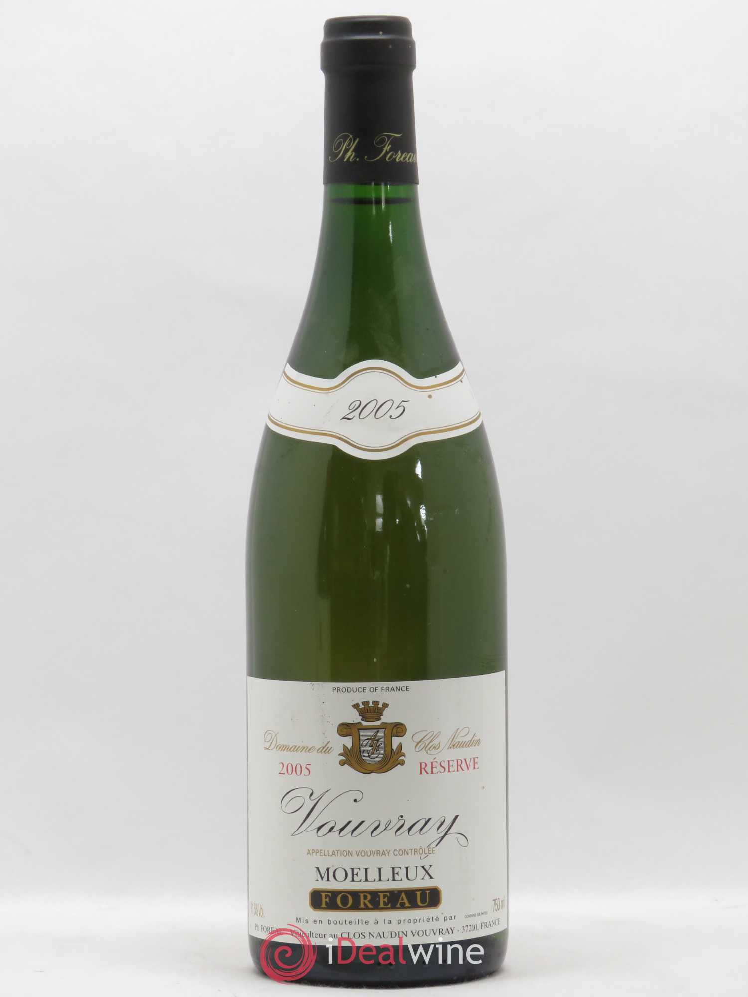 Vouvray Moelleux Réserve Clos Naudin - Philippe Foreau (senza prezzo di riserva) 2005 - Lotto di 1 bottiglia - 0
