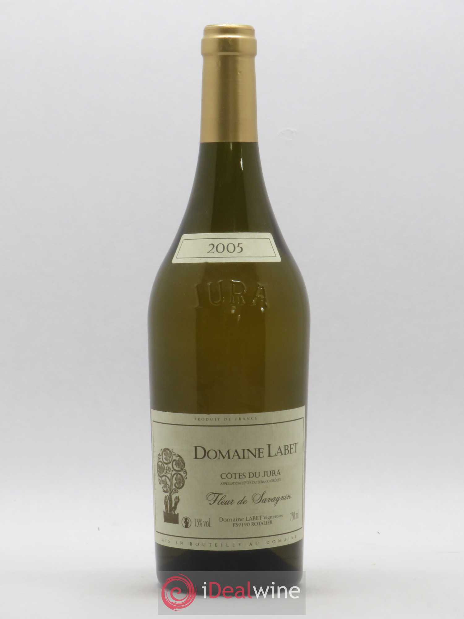 Côtes du Jura Fleur de Savagnin Romain - Julien - Charline Labet (sans prix de réserve) 2005 - Lot de 1 bouteille - 0