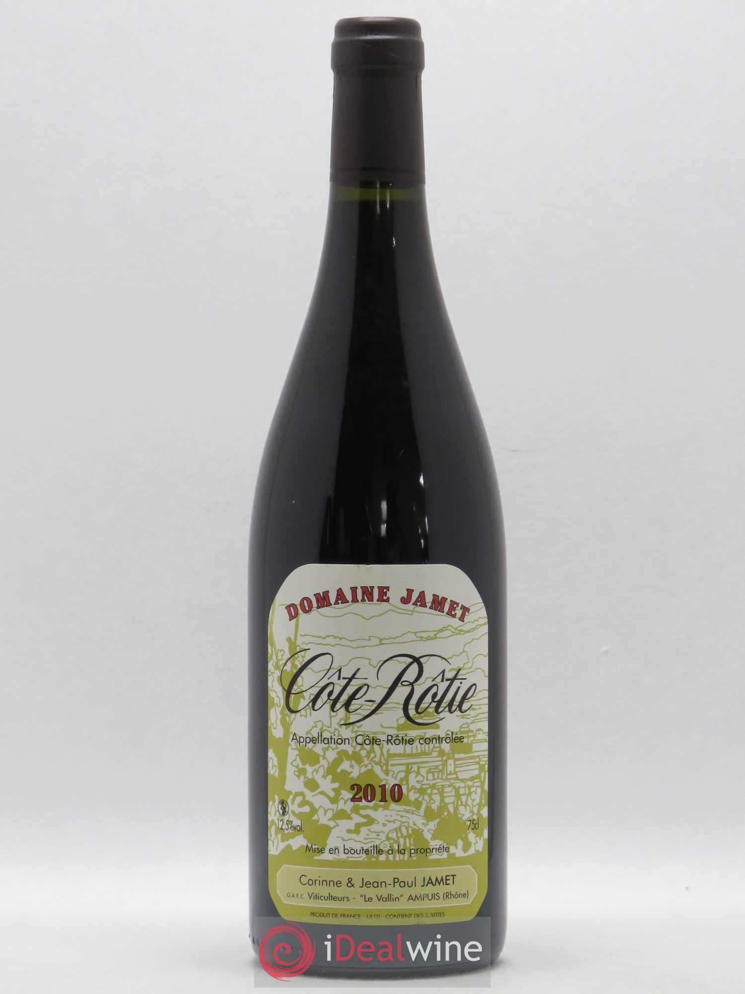 Côte-Rôtie Jamet (Domaine) (sans prix de réserve) 2010 - Lot de 1 bouteille - 0