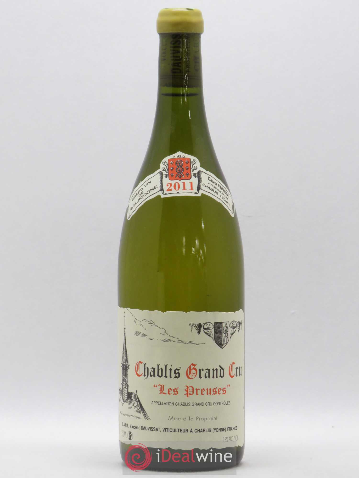 Chablis Grand Cru Les Preuses Vincent Dauvissat (Domaine) (sans prix de réserve) 2011 - Lot de 1 bouteille - 0