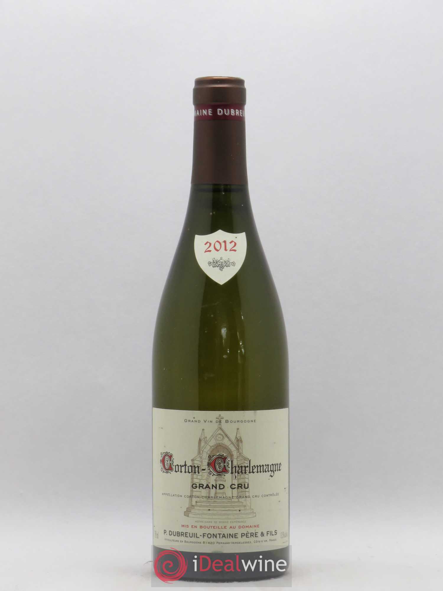 Corton-Charlemagne Grand Cru Dubreuil-Fontaine (Domaine) 2012 - Lot de 1 bouteille - 0