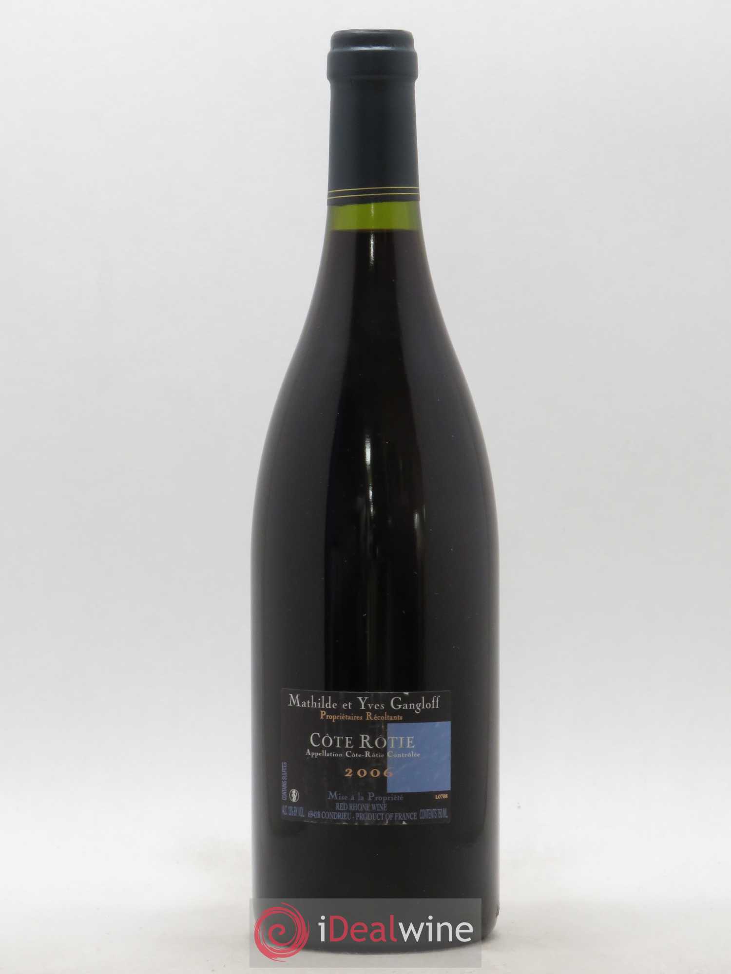 Côte-Rôtie La Barbarine Gangloff (Domaine) (sans prix de réserve) 2006 - Lot de 1 bouteille - 1
