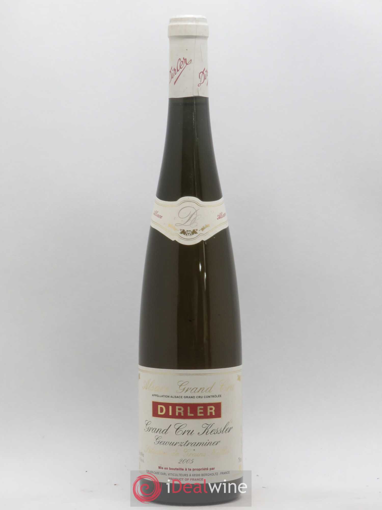 Gewurztraminer Selection de Grains Nobles Grand Cru Kessler Domaine Dirler (sans prix de réserve) 2005 - Posten von 1 Flasche - 0