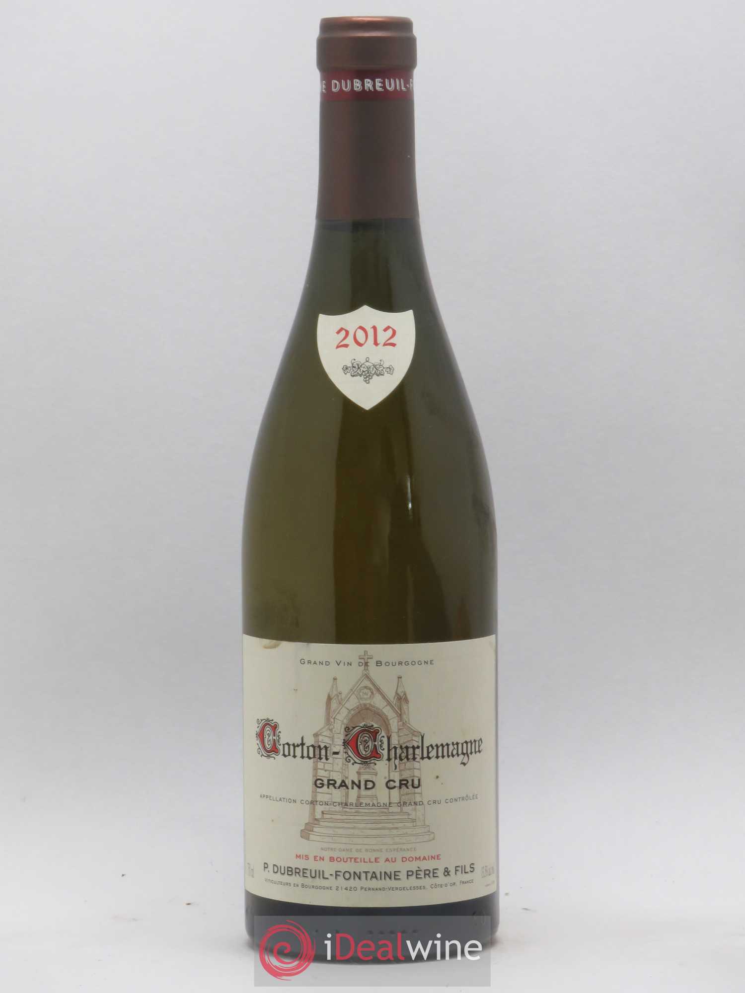 Corton-Charlemagne Grand Cru Dubreuil-Fontaine (Domaine) (sans prix de réserve) 2012 - Lot de 1 bouteille - 0