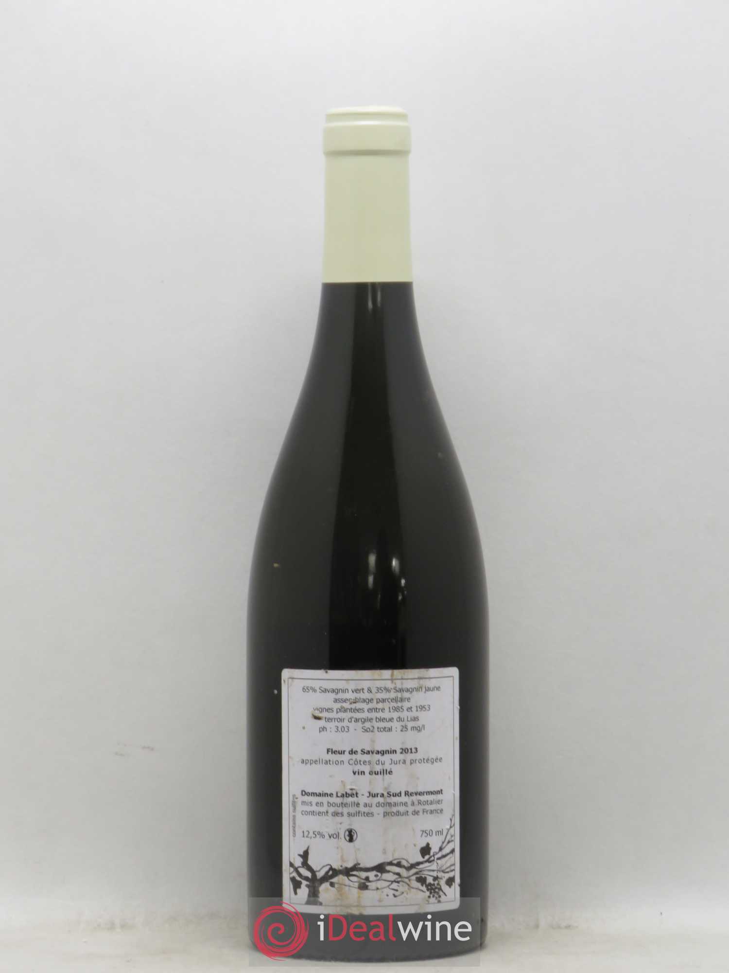 Côtes du Jura Fleur de Savagnin Romain - Julien - Charline Labet (sans prix de réserve) 2013 - Lot de 1 bouteille - 1