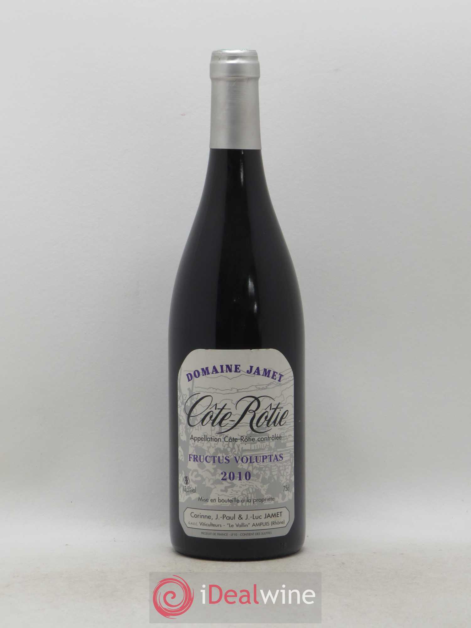 Côte-Rôtie Fructus Voluptas Jamet (Domaine) (sans prix de réserve) 2010 - Lot de 1 bouteille - 0