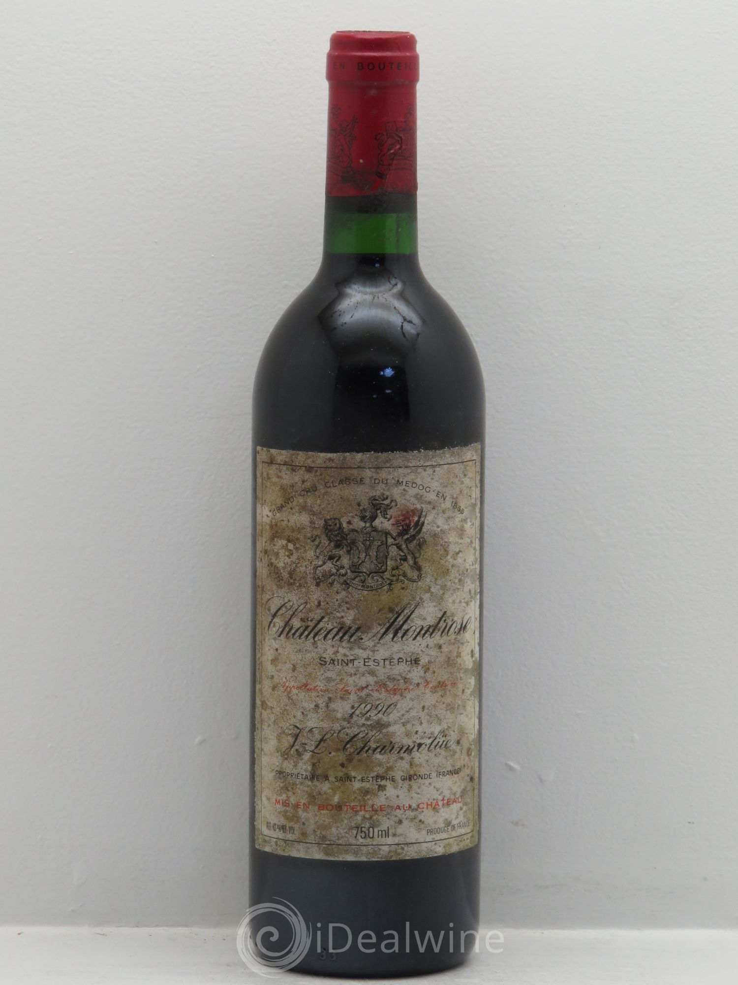 Château Montrose 2ème Grand Cru Classé 1990 - Lot de 1 bouteille - 0