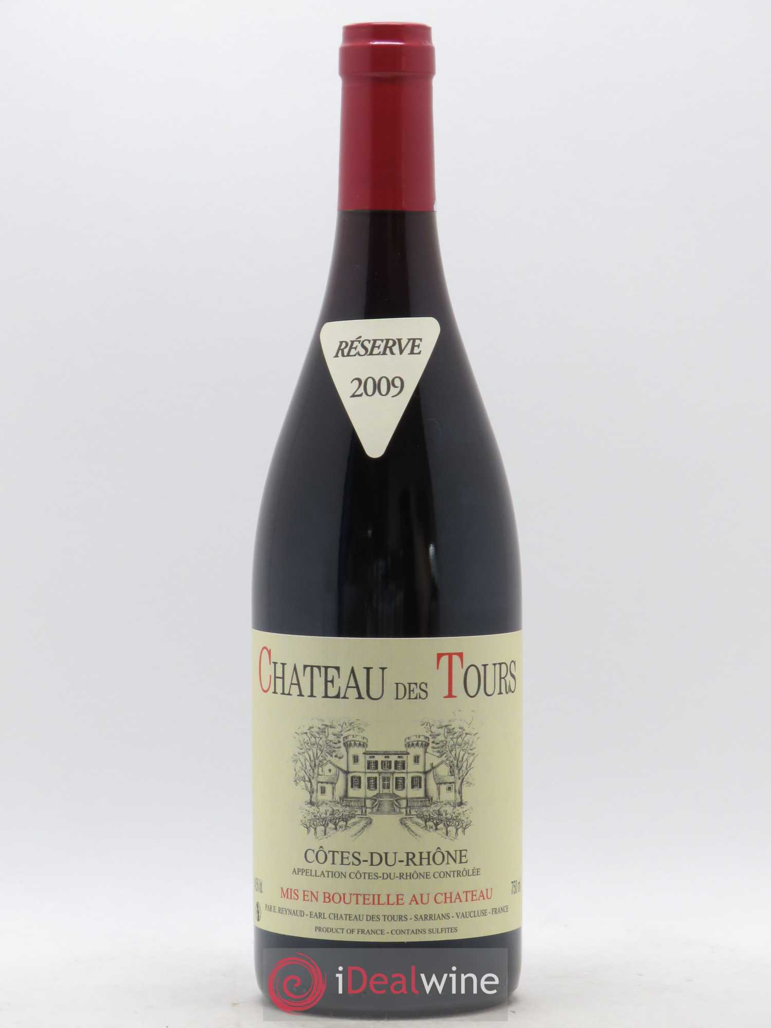 Côtes-du-Rhône Château des Tours Emmanuel Reynaud (sans prix de réserve) 2009 - Lot de 1 bouteille - 0