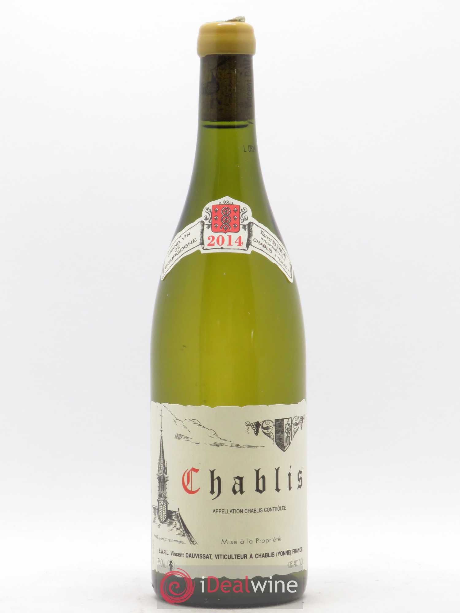 Chablis Vincent Dauvissat (Domaine) (sans prix de réserve) 2014 - Lot de 1 bouteille - 0