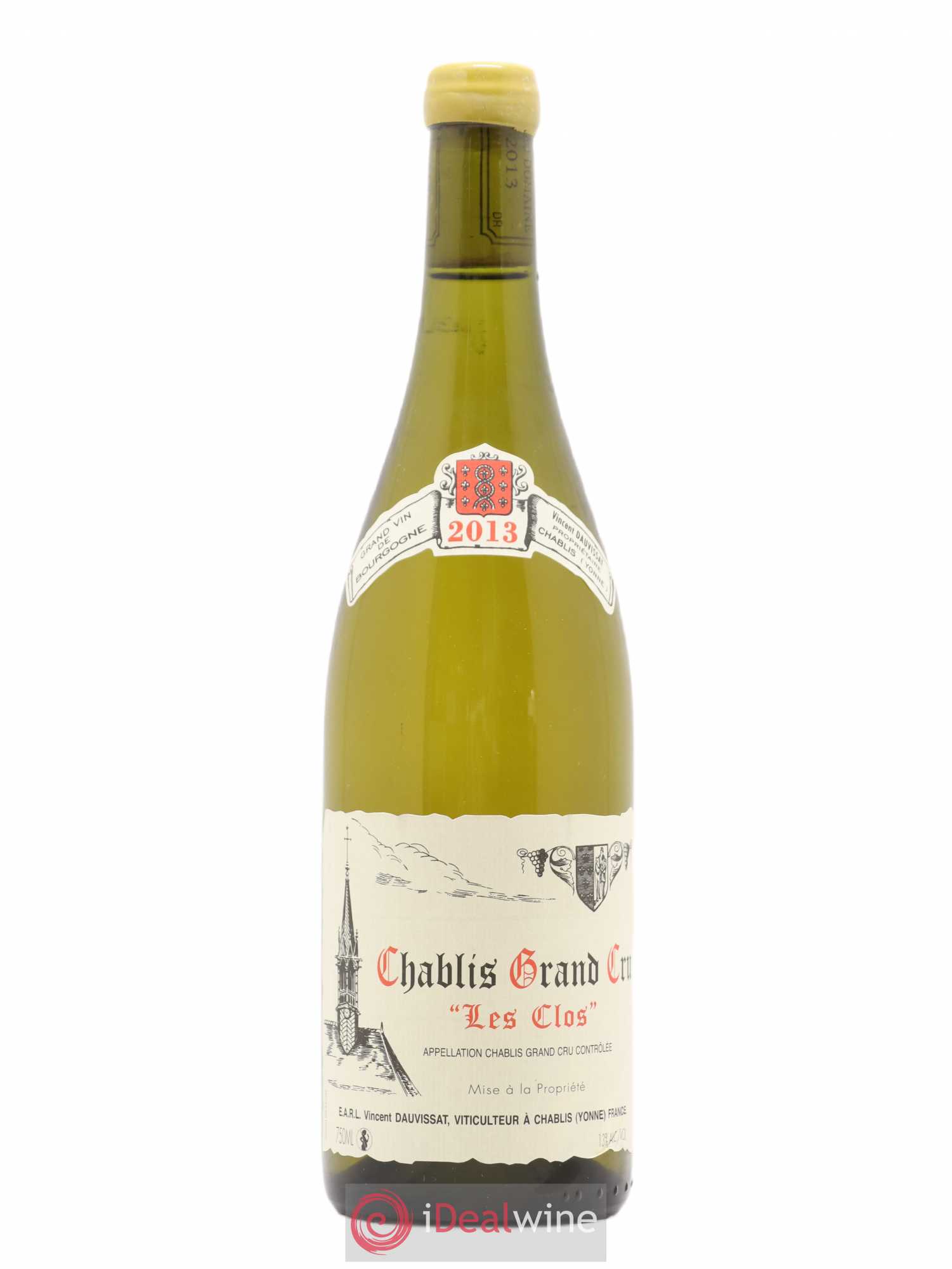 Chablis Grand Cru Les Clos Vincent Dauvissat (Domaine) (sans prix de réserve) 2013 - Lot de 1 bouteille - 0
