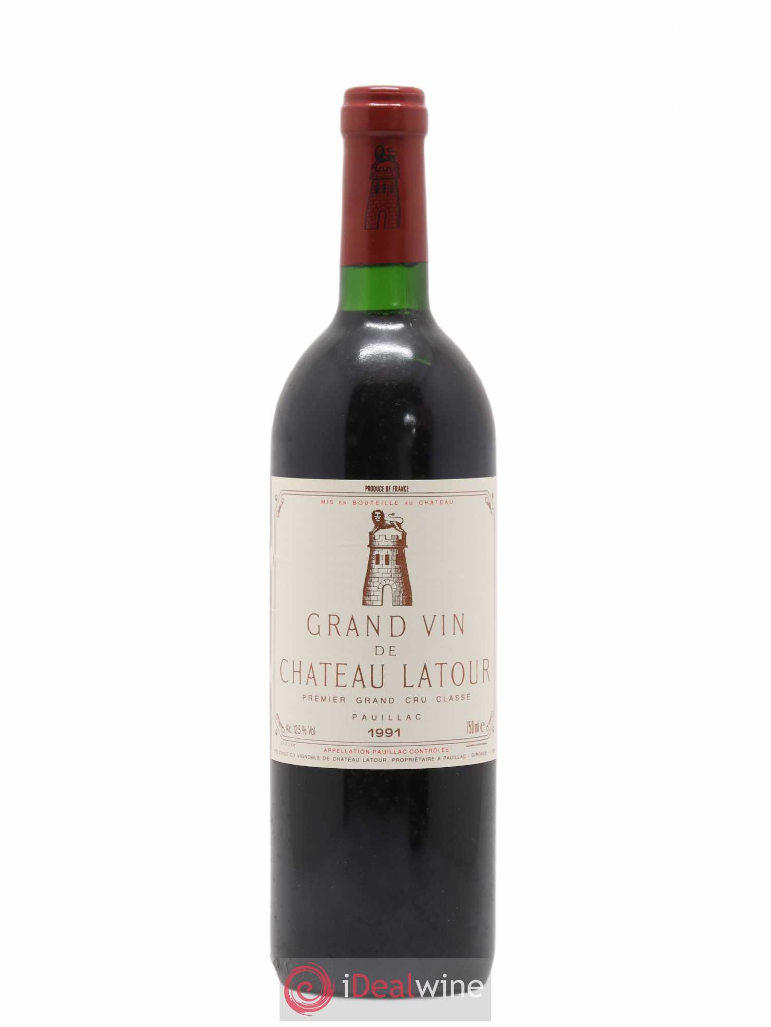 Château Latour 1er Grand Cru Classé (sans prix de réserve) 1991 - Lot de 1 bouteille - 0