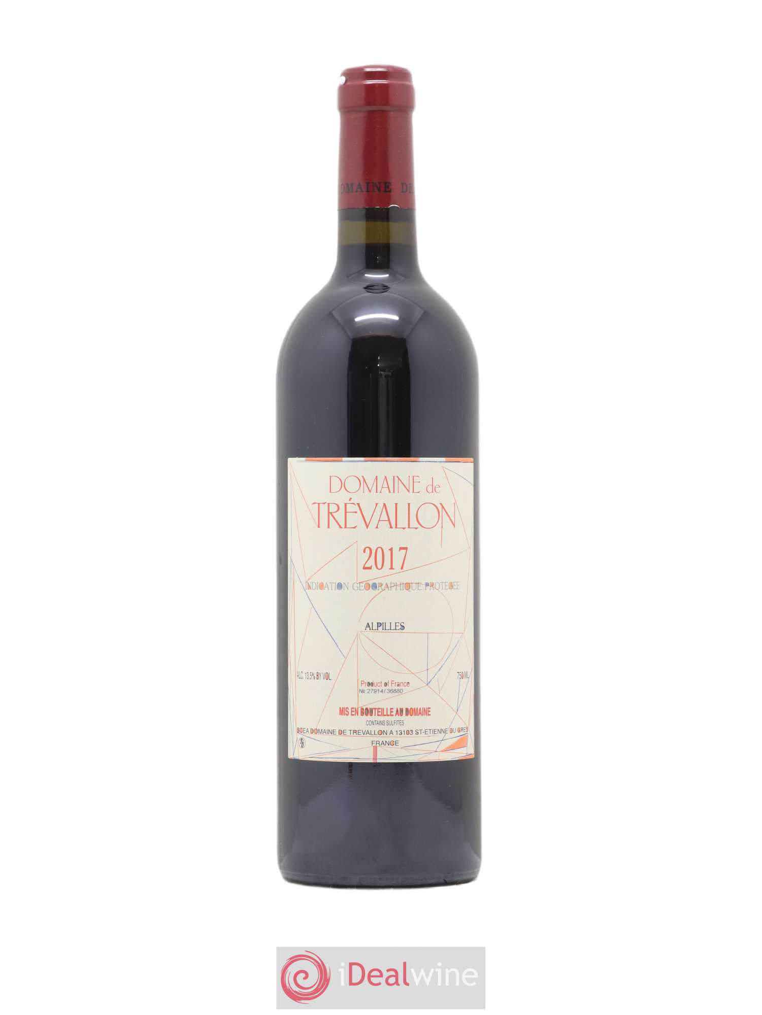 Alpilles Trévallon (Domaine de) Eloi Dürrbach (sans prix de réserve) 2017 - Lot de 1 bouteille - 0