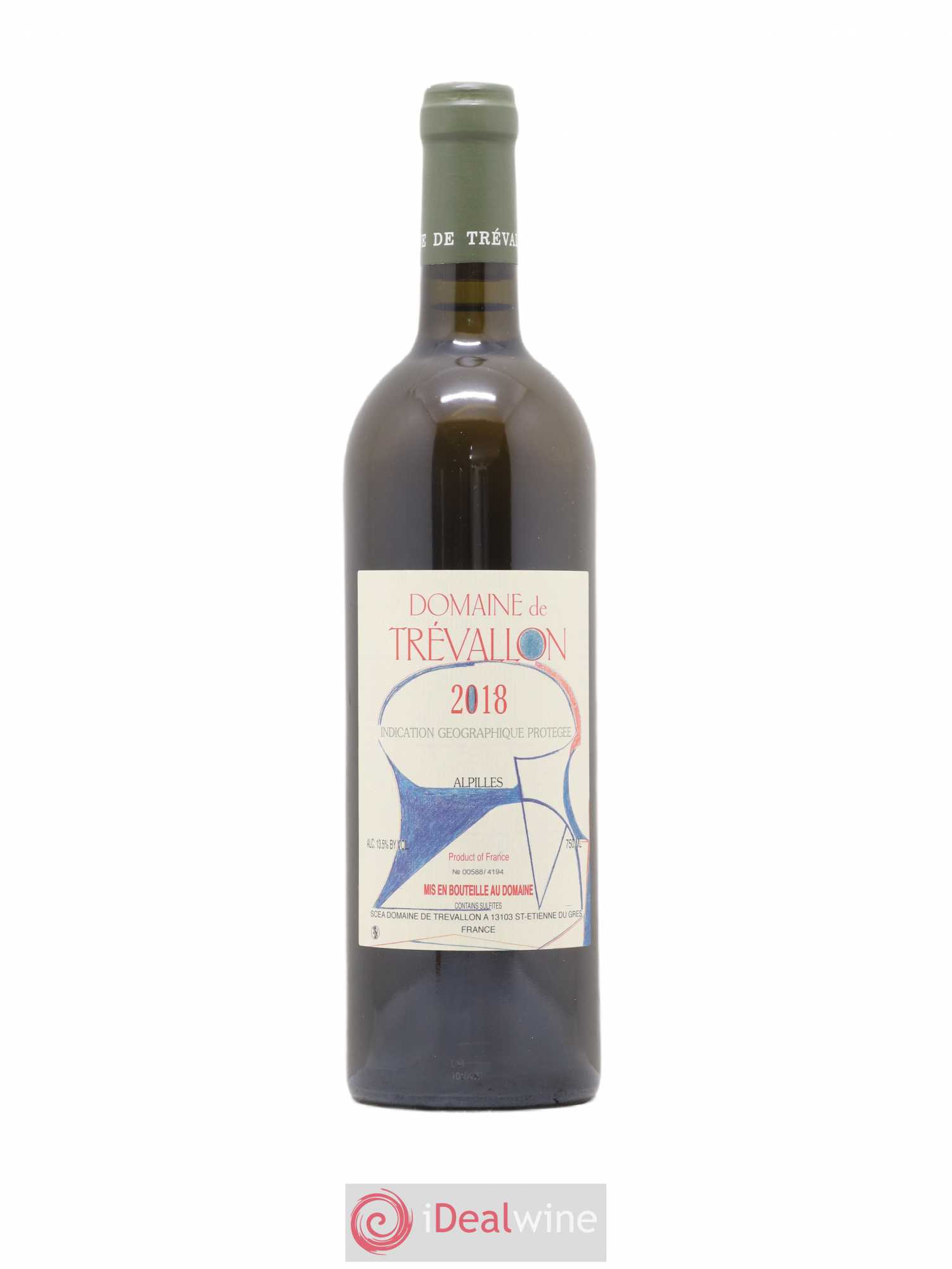 Alpilles Trévallon (Domaine de) Eloi Dürrbach (sans prix de réserve) 2018 - Lot de 1 bouteille - 0
