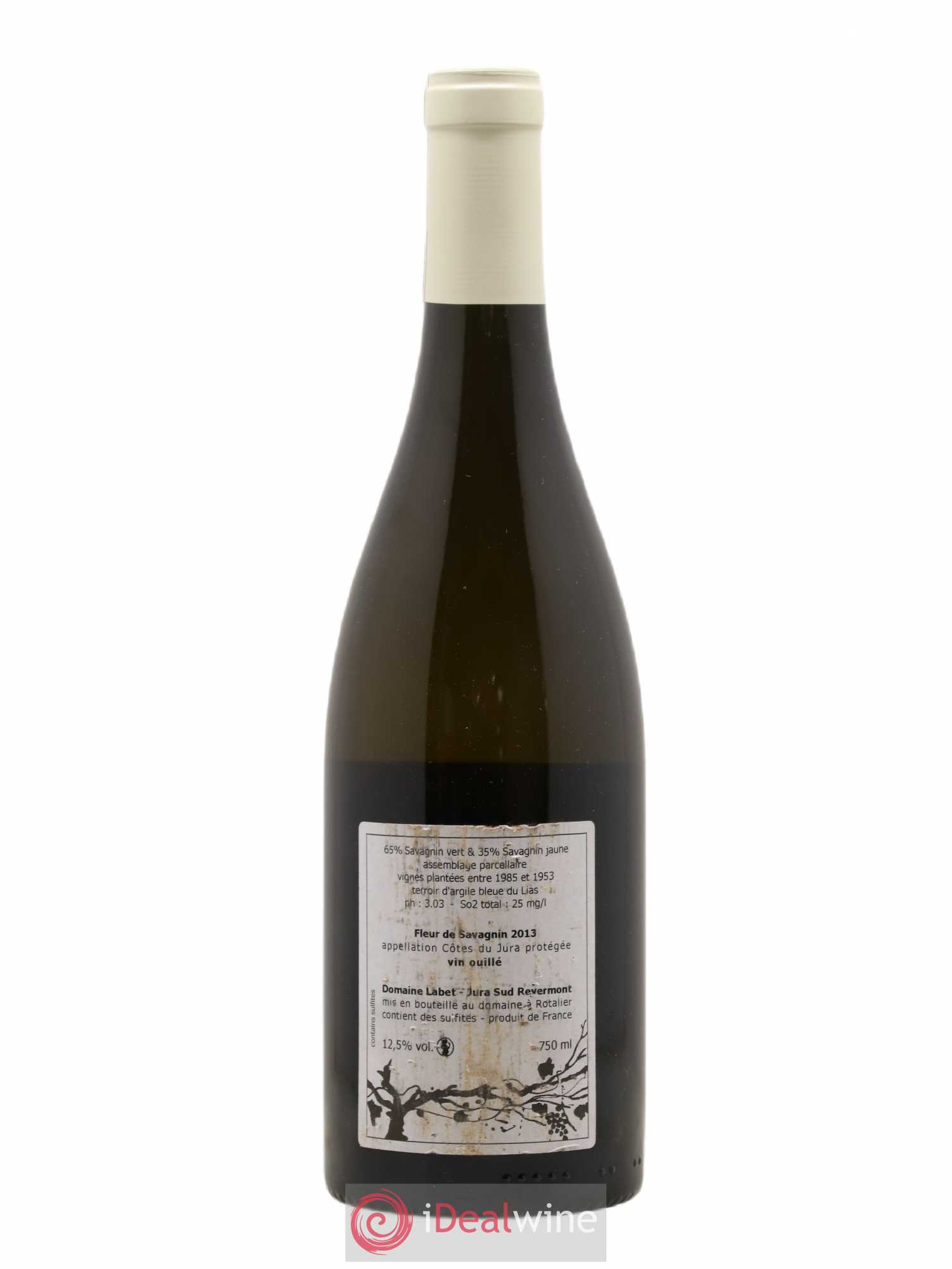 Côtes du Jura Fleur de Savagnin Romain - Julien - Charline Labet (sans prix de réserve) 2013 - Lot de 1 bouteille - 1