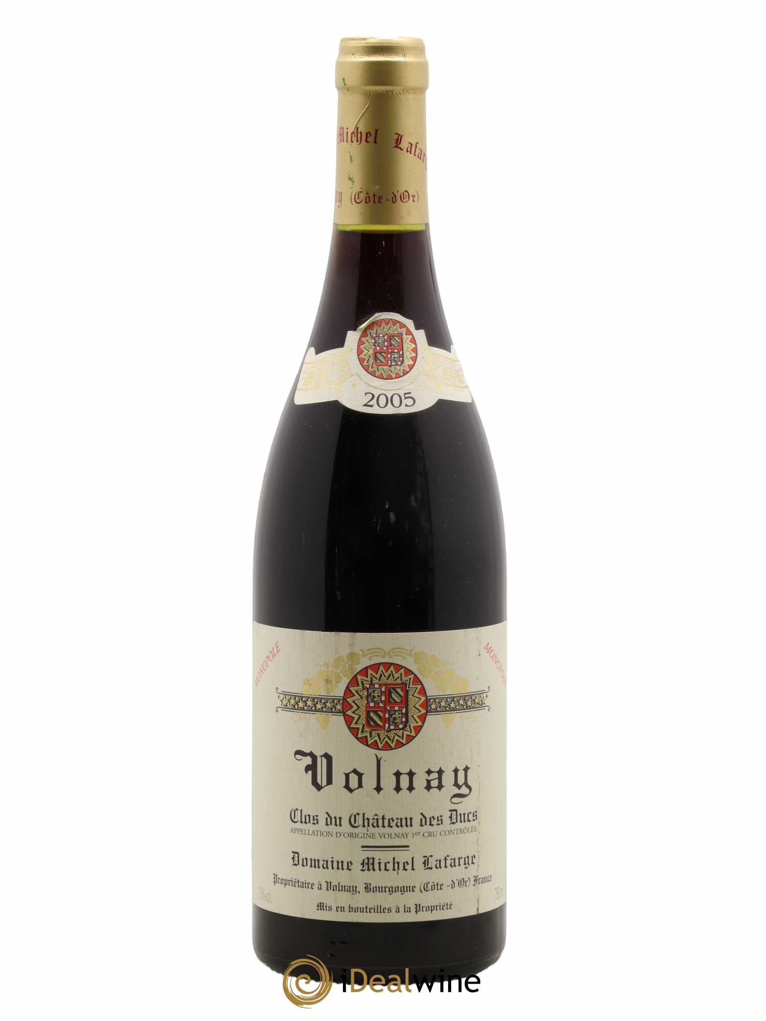 Volnay 1er Cru Clos du Château des Ducs Lafarge (Domaine) 2005 - Lot de 1 bouteille - 0