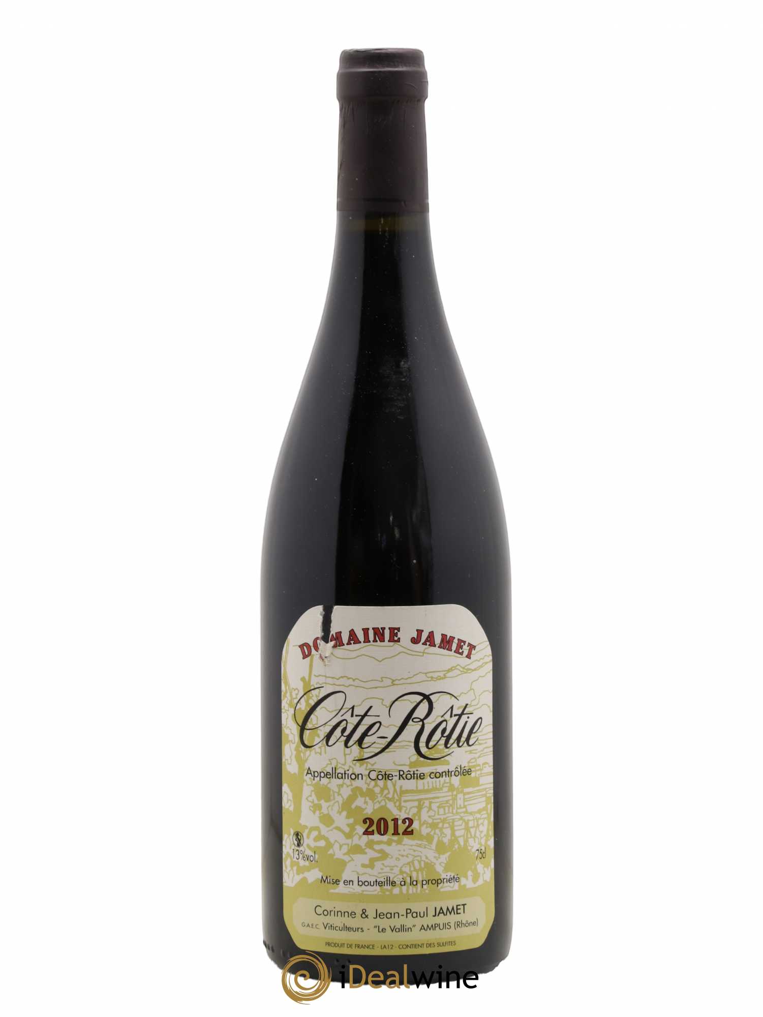 Côte-Rôtie Jamet (Domaine) 2012 - Lot de 1 bouteille - 0