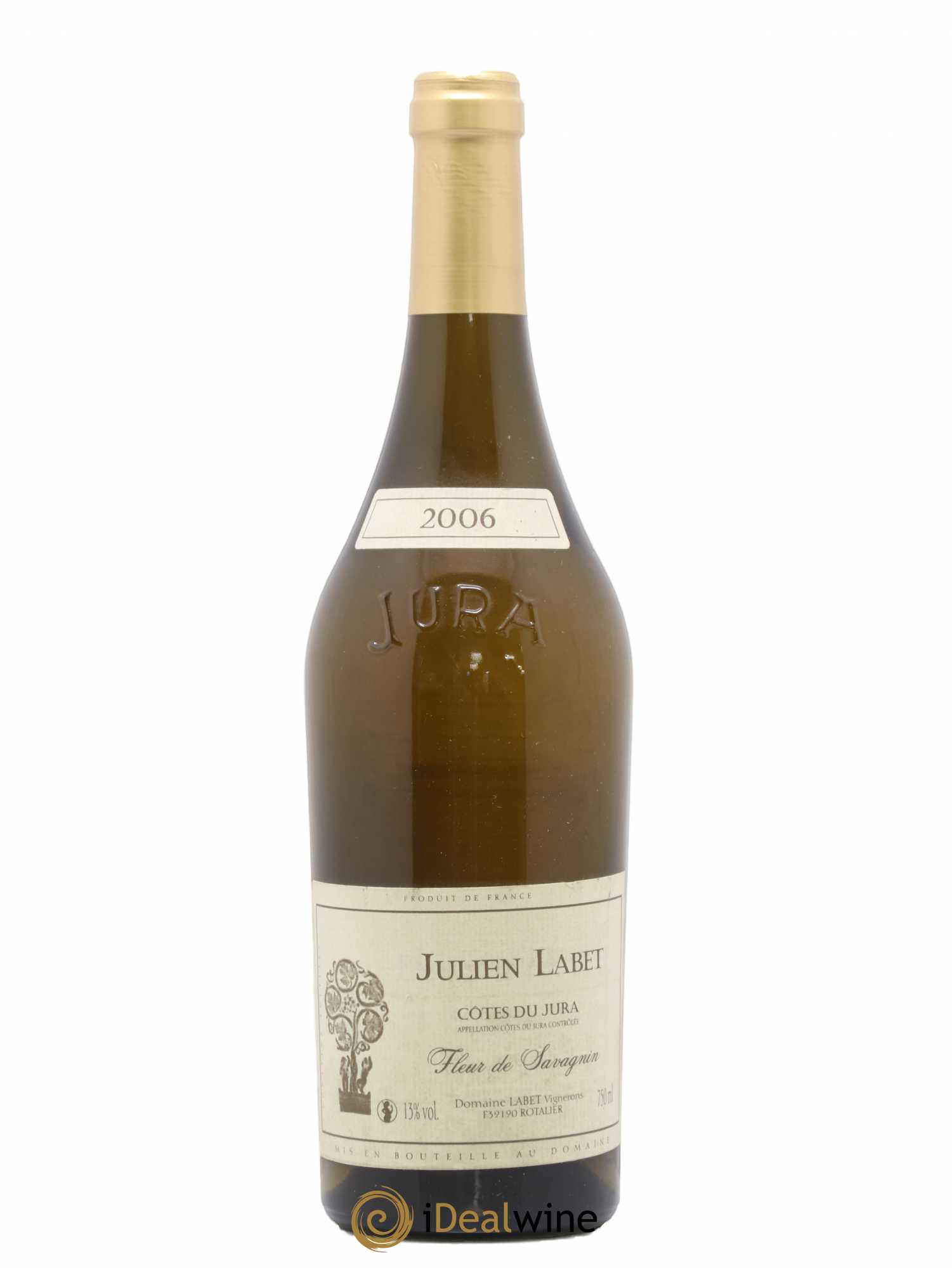 Côtes du Jura Fleur de Savagnin Julien Labet 2006 - Posten von 1 Flasche - 0