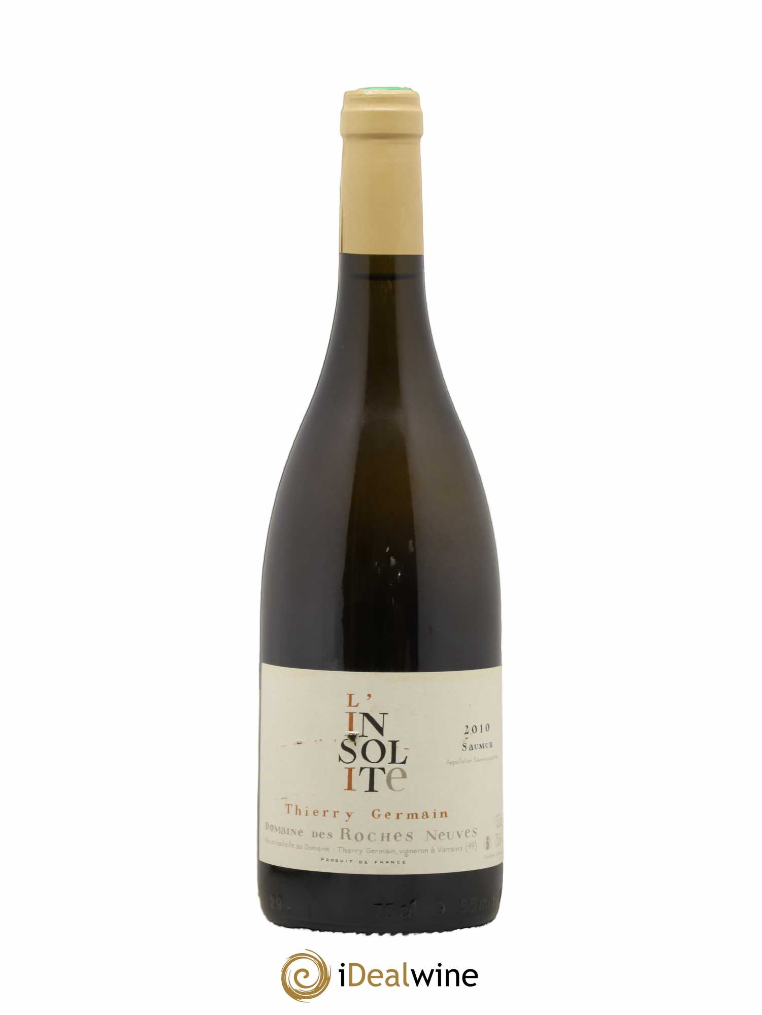 Saumur Insolite Domaine des Roches Neuves - Thierry Germain (sans prix de réserve) 2010 - Lot de 1 bouteille - 0