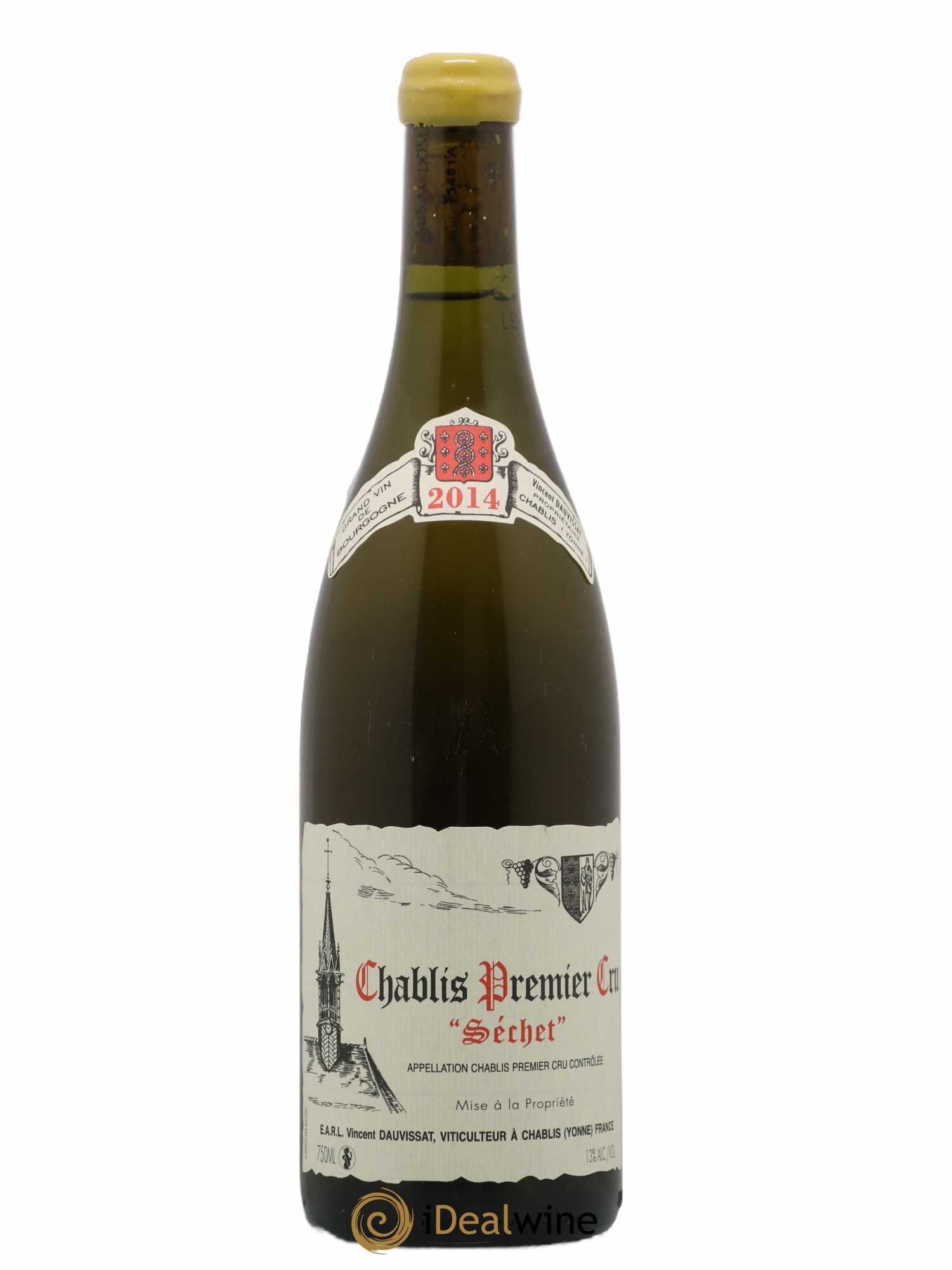 Chablis 1er Cru Séchet Vincent Dauvissat (Domaine) (sans prix de réserve) 2014 - Lot de 1 bouteille - 0