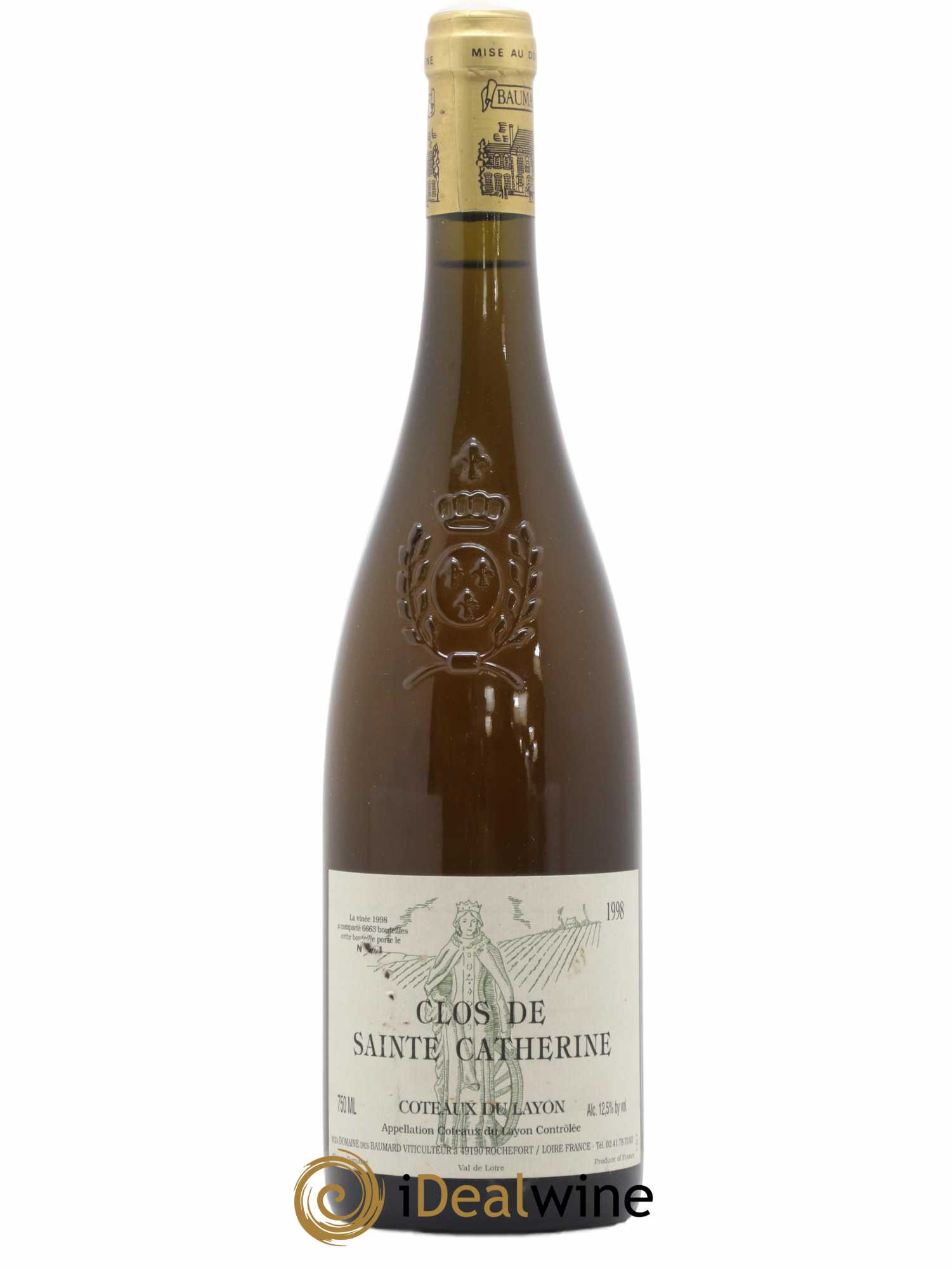 Coteaux du Layon Clos de Sainte Catherine Baumard (Domaine des) 1998 - Lotto di 1 bottiglia - 0