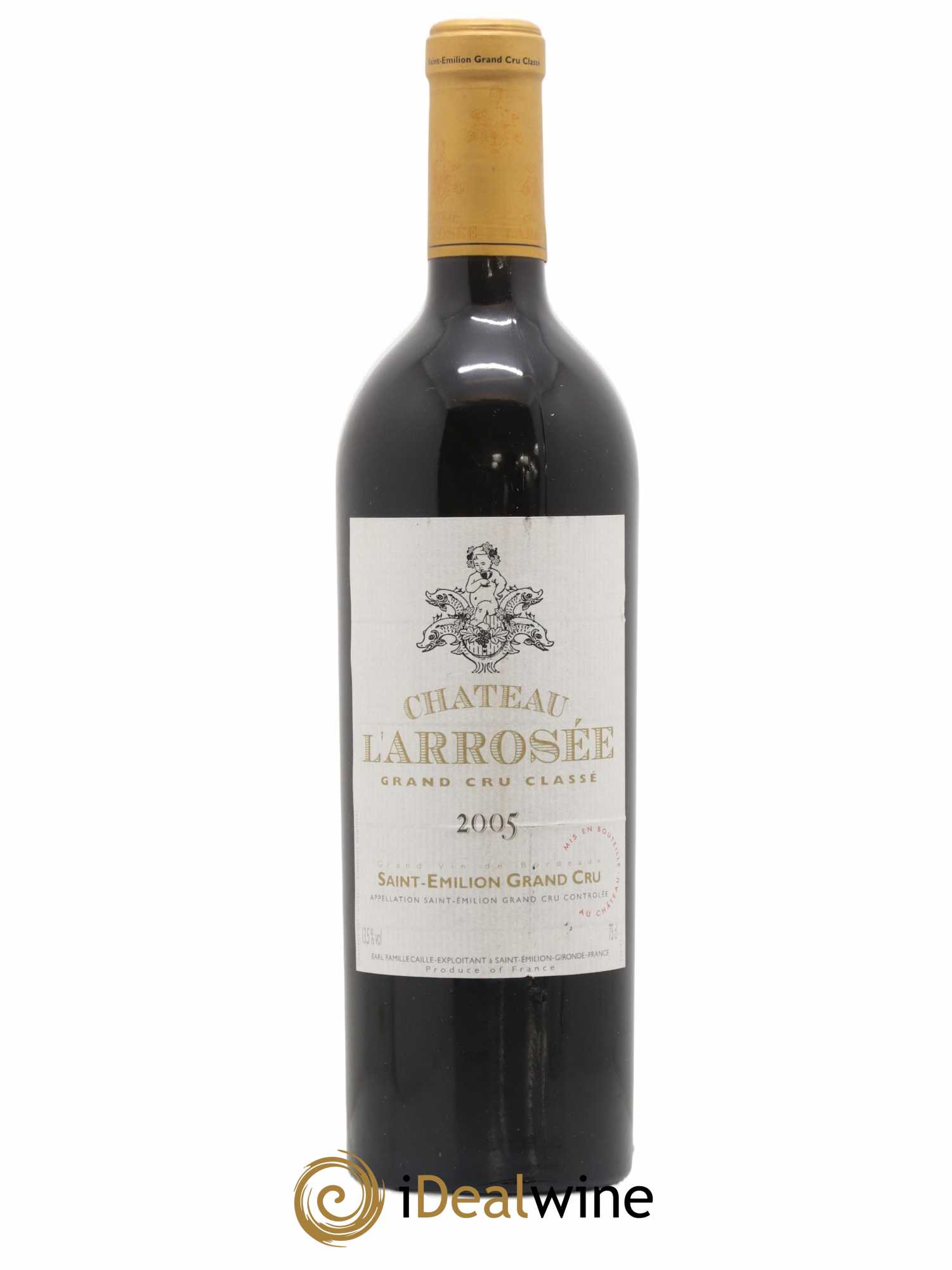 Château l' Arrosée Grand Cru Classé (sans prix de réserve) 2005 - Lot de 1 bouteille - 0