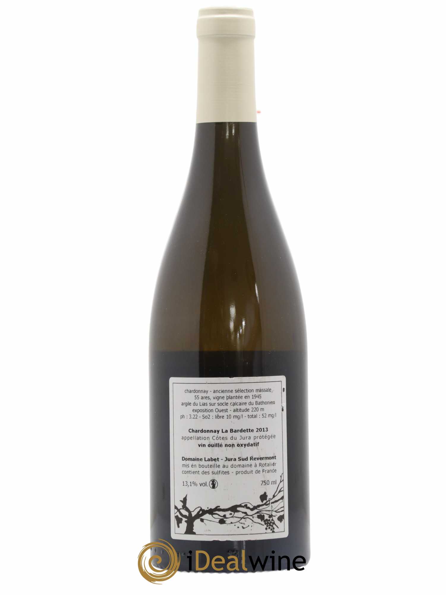 Côtes du Jura Chardonnay La Bardette Romain - Julien  - Charline Labet  (no reserve) 2013 - Lot of 1 bottle - 1