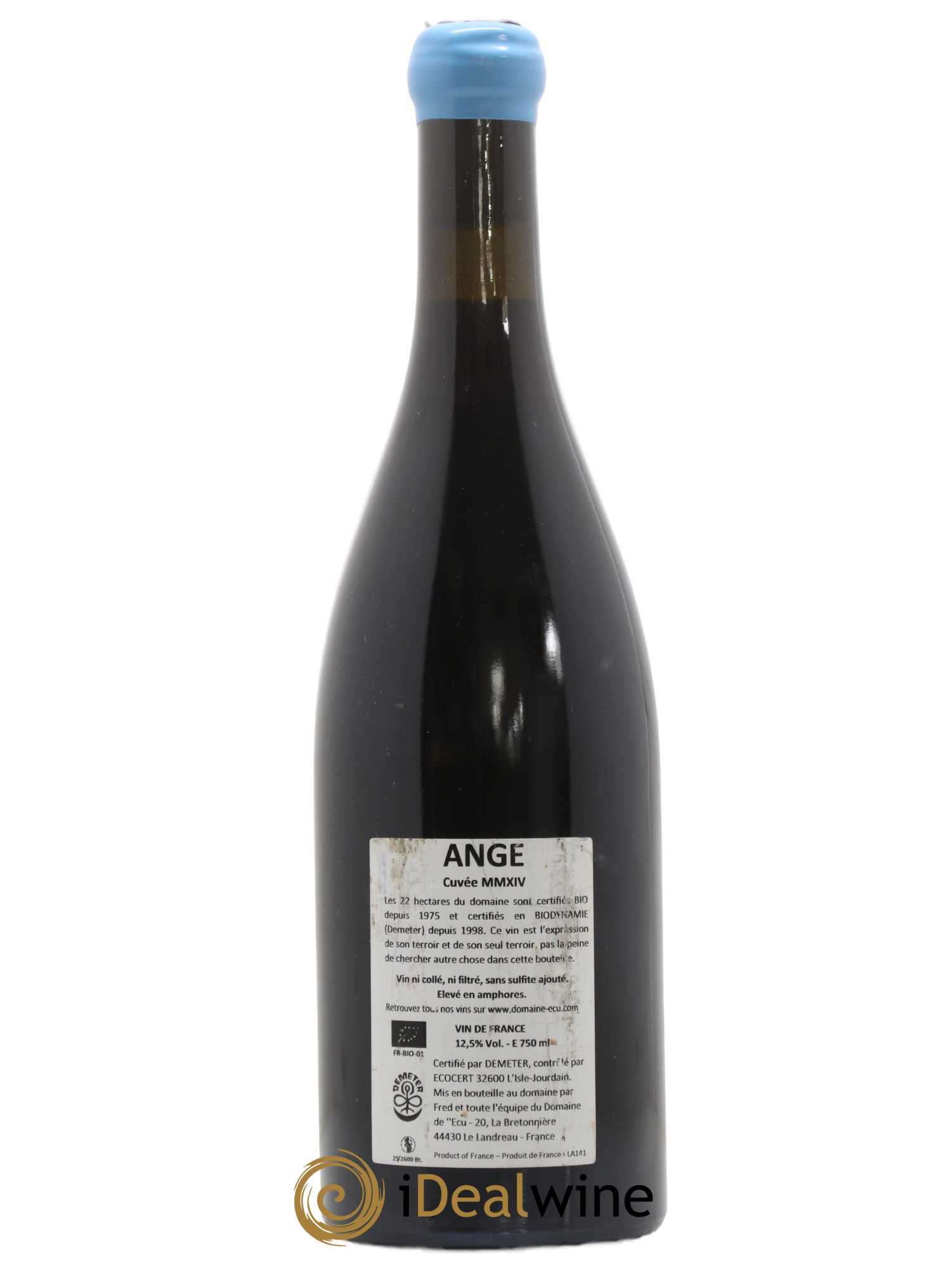 Vin de France Ange Domaine de L'Ecu (no reserve) 2014 - Lot of 1 bottle - 1