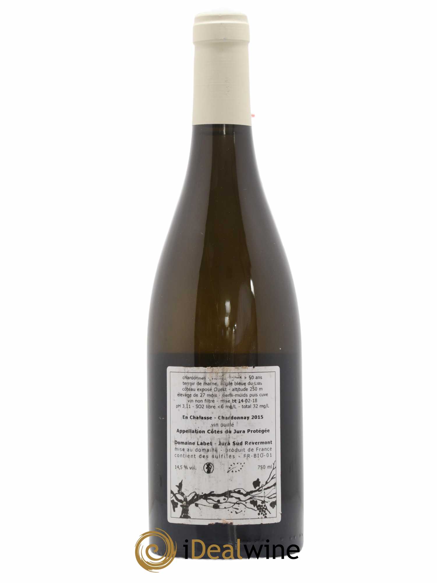 Côtes du Jura Chardonnay En Chalasse Romain - Julien - Charline Labet (no reserve) 2015 - Lot of 1 bottle - 1