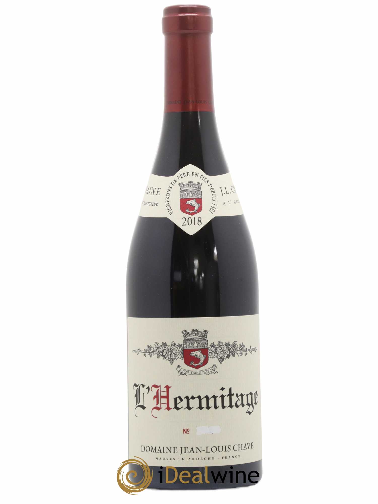 Hermitage Jean-Louis Chave (sans prix de réserve) 2018 - Lot de 1 bouteille - 0