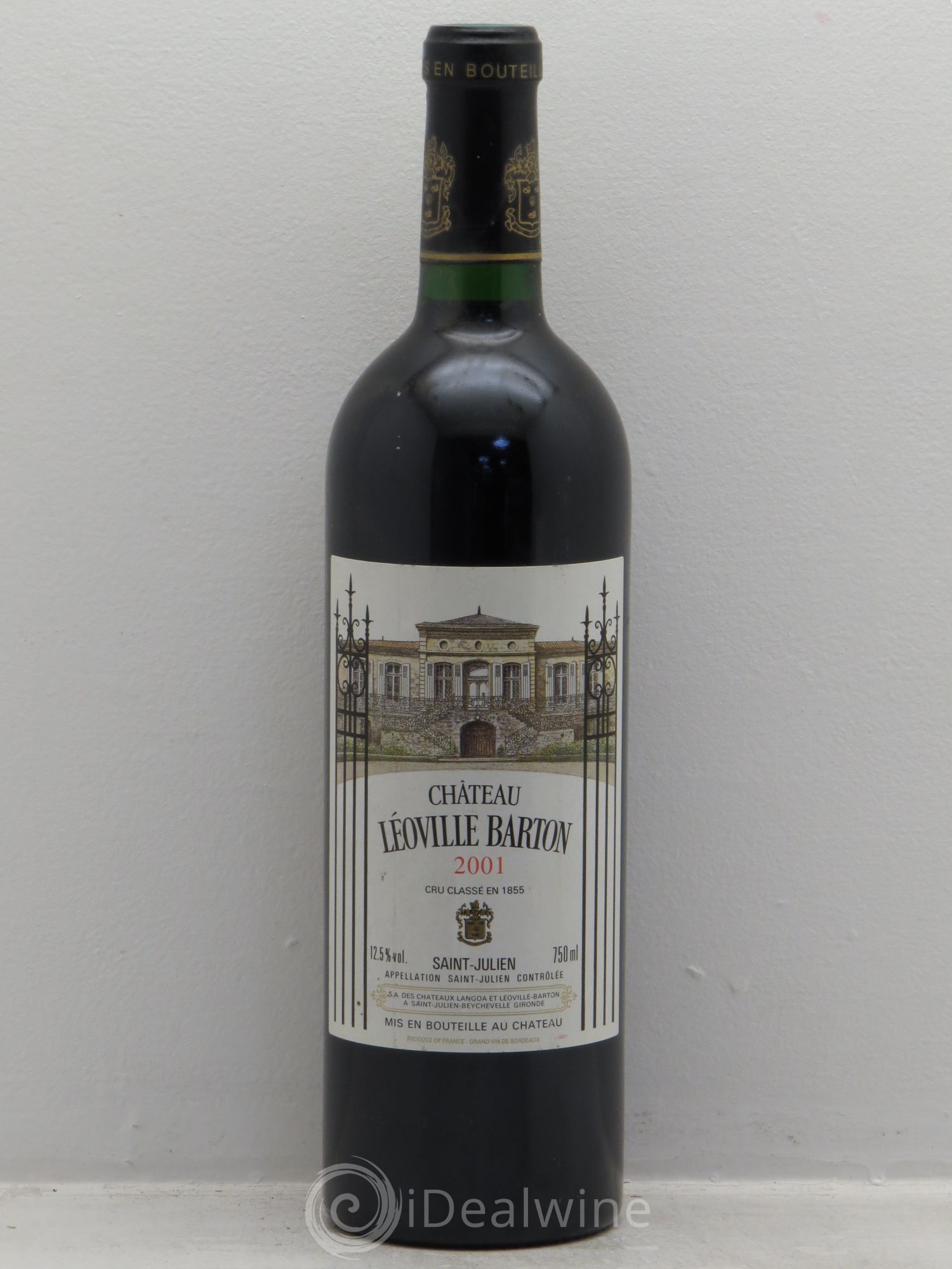 Château Léoville Barton 2ème Grand Cru Classé 2001 - Lot de 1 bouteille - 0