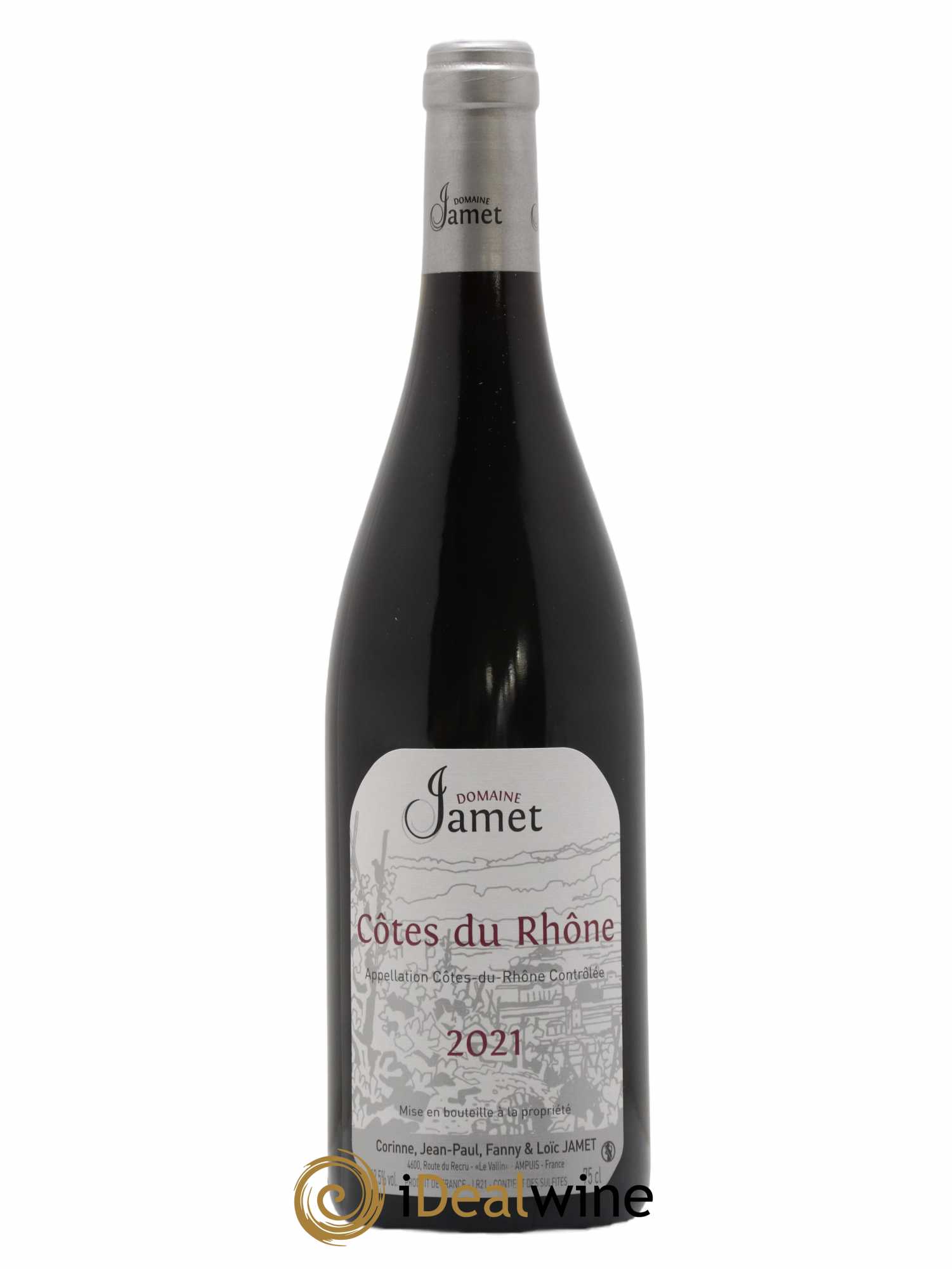 Côtes-du-Rhône Jamet (Domaine) (sans prix de réserve) 2021 - Lot de 1 bouteille - 0
