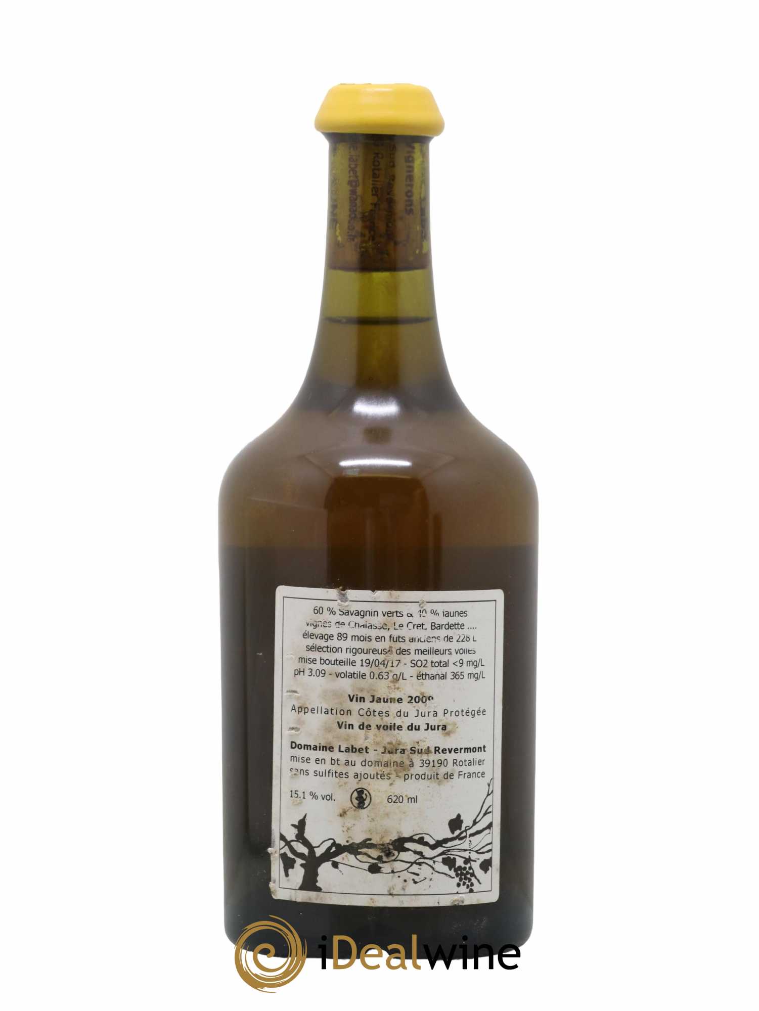 Côtes du Jura Vin Jaune Romain - Julien  - Charline Labet 2009 - Lot de 1 bouteille - 1