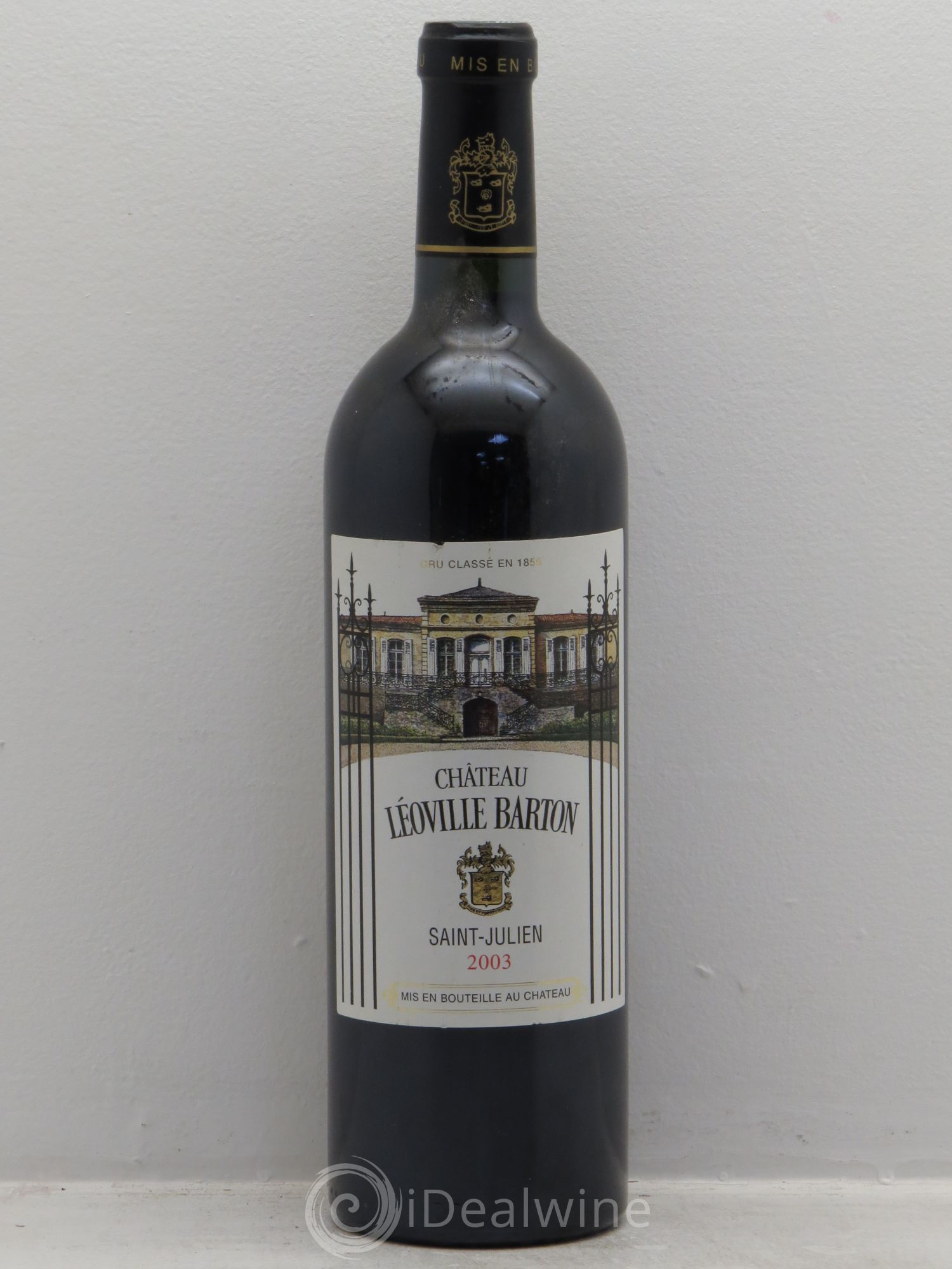 Château Léoville Barton 2ème Grand Cru Classé 2003 - Lot de 1 bouteille - 0