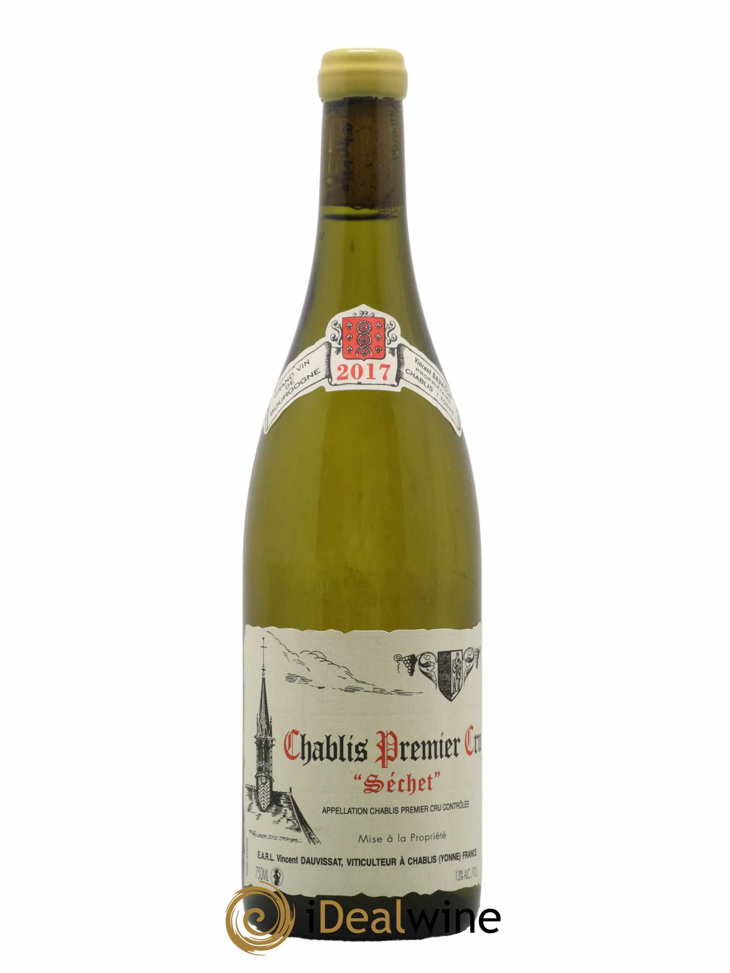 Chablis 1er Cru Séchet Vincent Dauvissat (Domaine) 2017 - Lot de 1 bouteille - 0