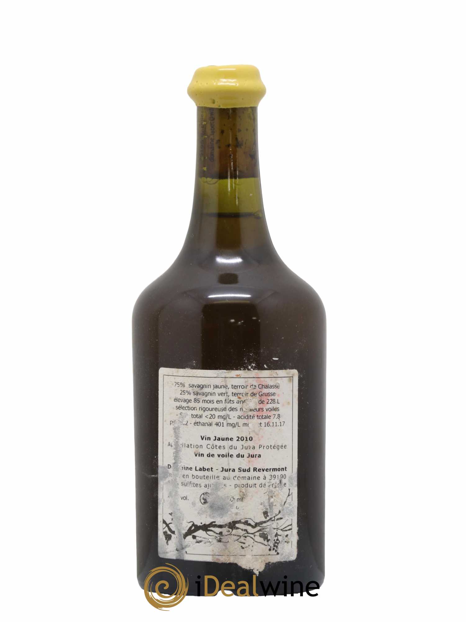 Côtes du Jura Vin Jaune Romain - Julien - Charline Labet 2010 - Lot de 1 bouteille - 1