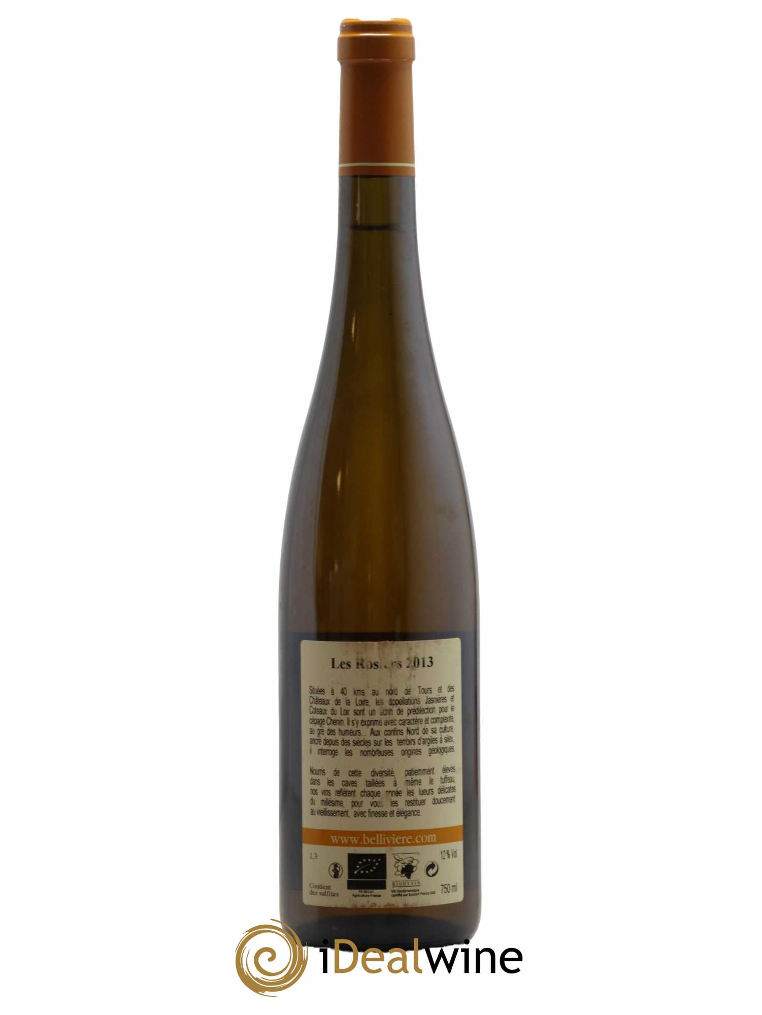 Jasnières Les Rosiers Domaine de Bellivière 2013 - Lot de 1 bouteille - 1