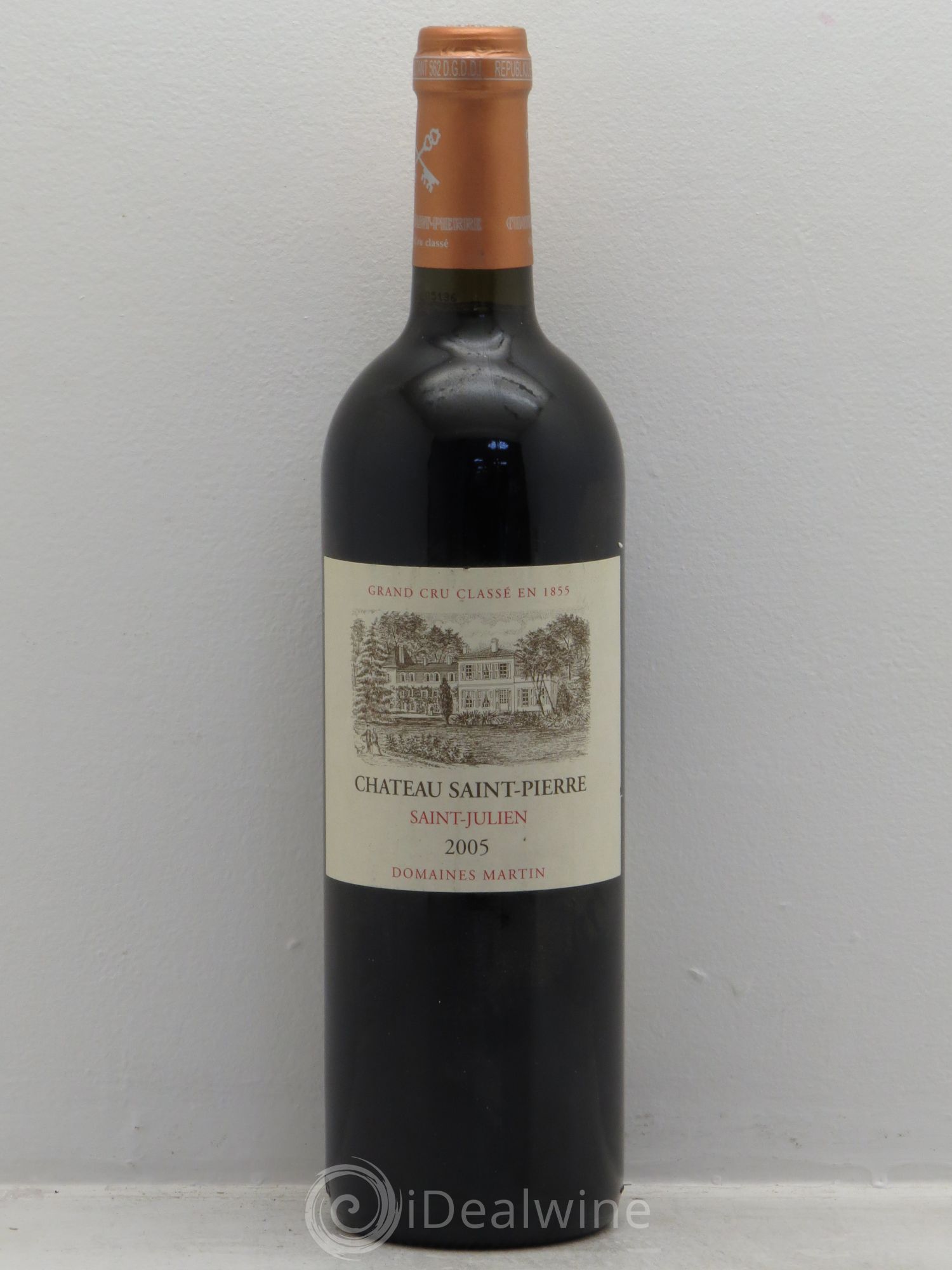 Château Saint-Pierre 4ème Grand Cru Classé 2005 - Lot de 1 bouteille - 0