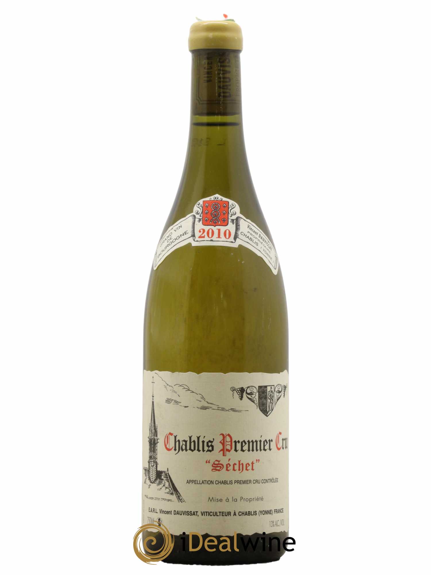 Chablis 1er Cru Séchet Vincent Dauvissat (Domaine) 2010 - Lot de 1 bouteille - 0